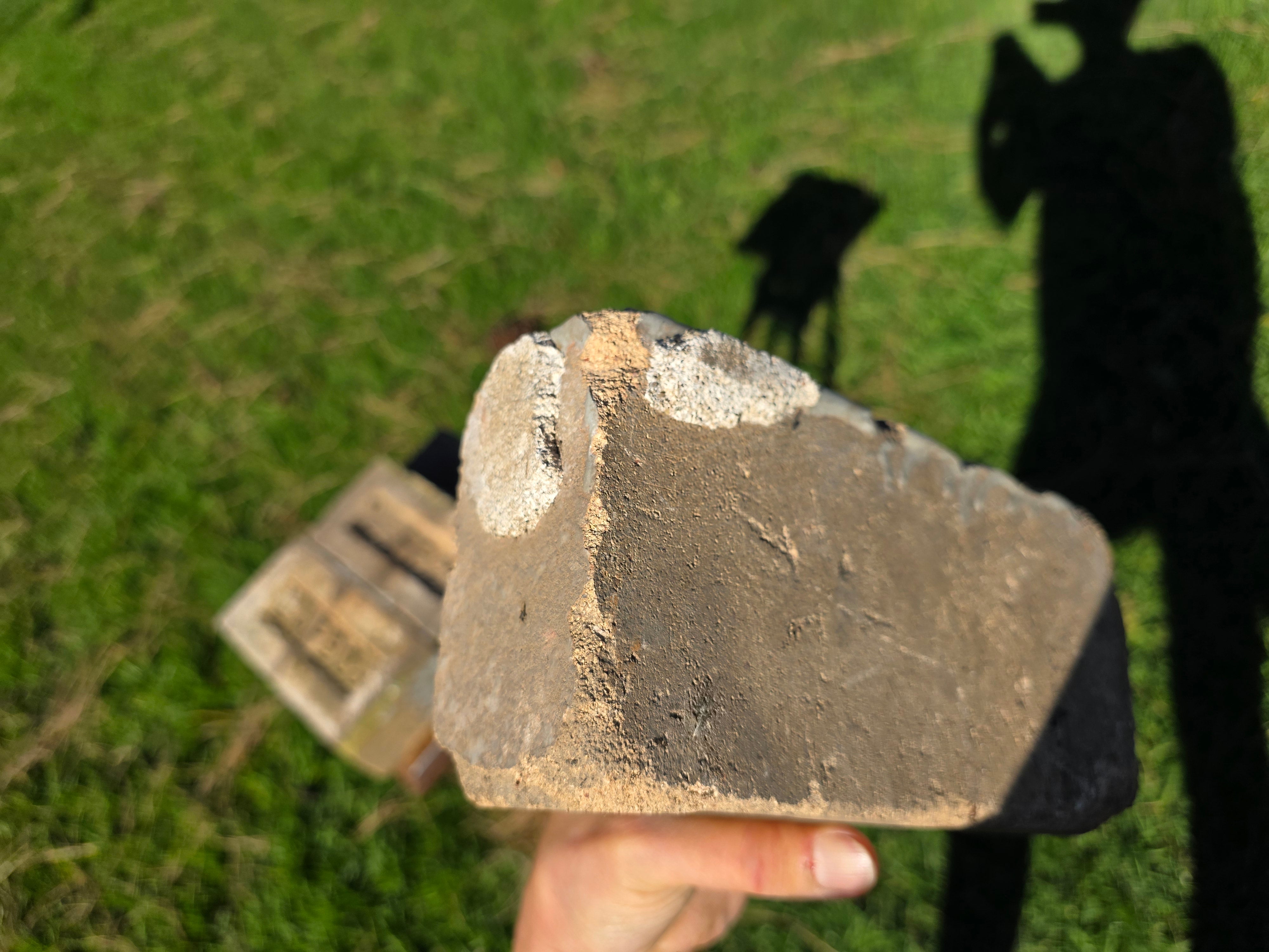 Antique LAPBCo Brick White Fire Clay Los Angeles Pressed Brick Co 1887-1926 5lb