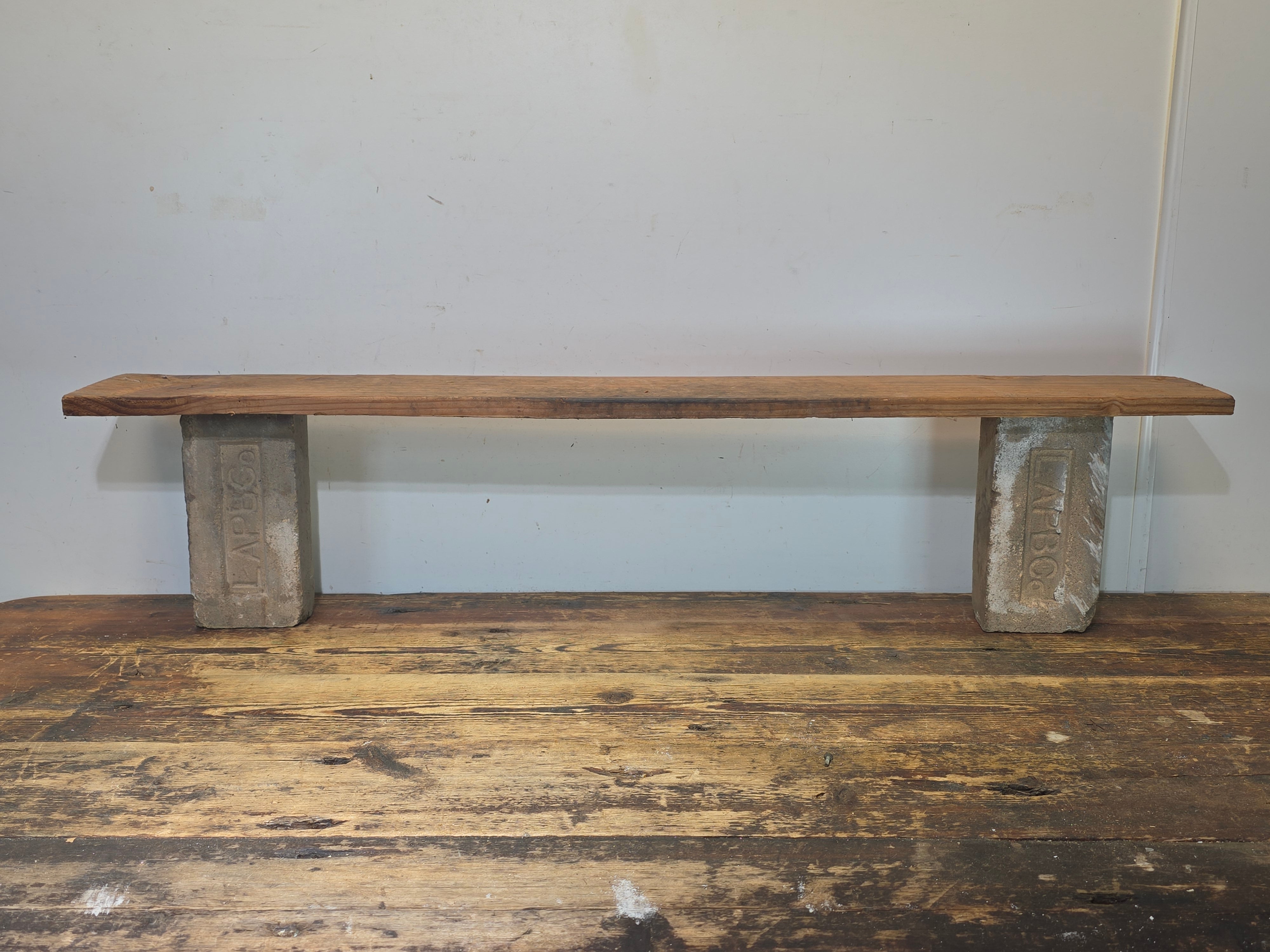 Antique LAPBCo Brick White Fire Clay Los Angeles Pressed Brick Co 1887-1926 5lb
