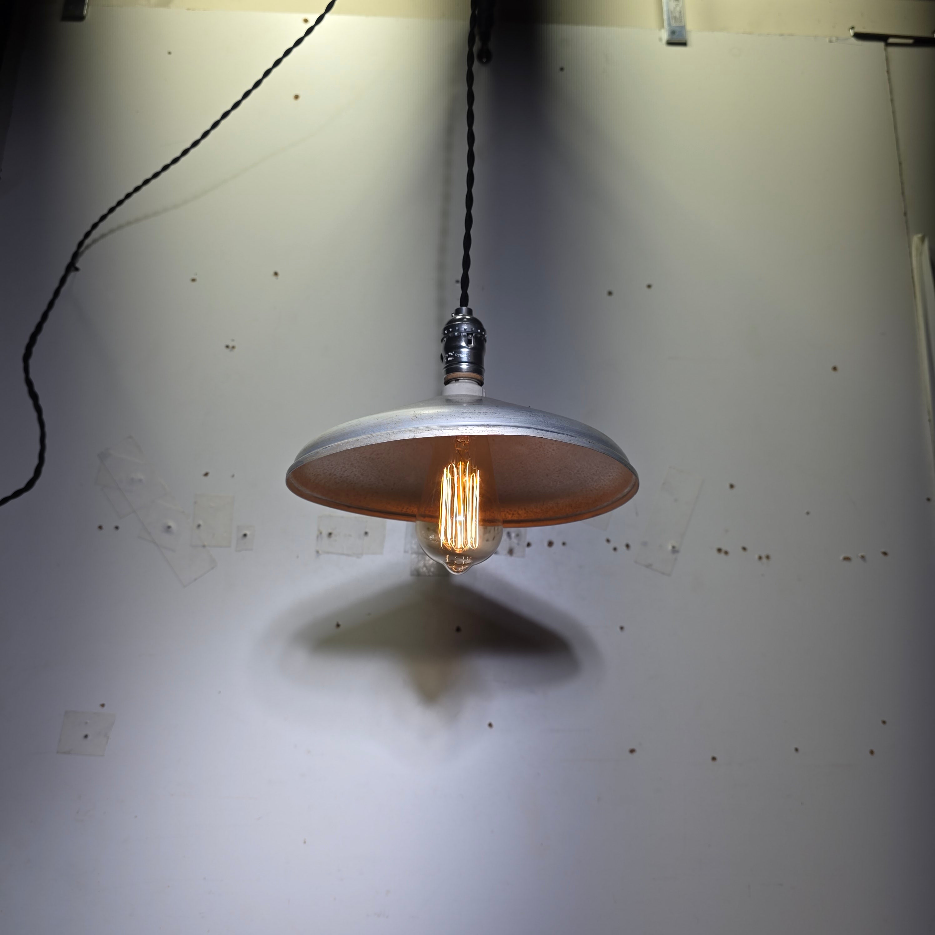 10” Vintage Industrial Aluminum Pendant Light Porcelain Socket Custom Loft Lamp