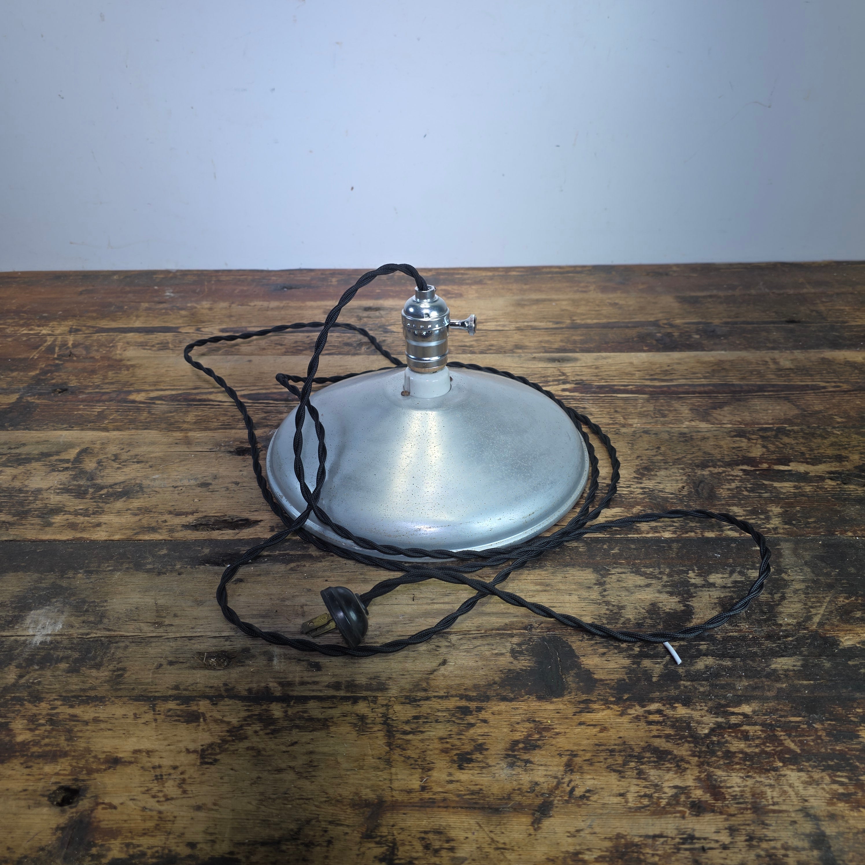10” Vintage Industrial Aluminum Pendant Light Porcelain Socket Custom Loft Lamp