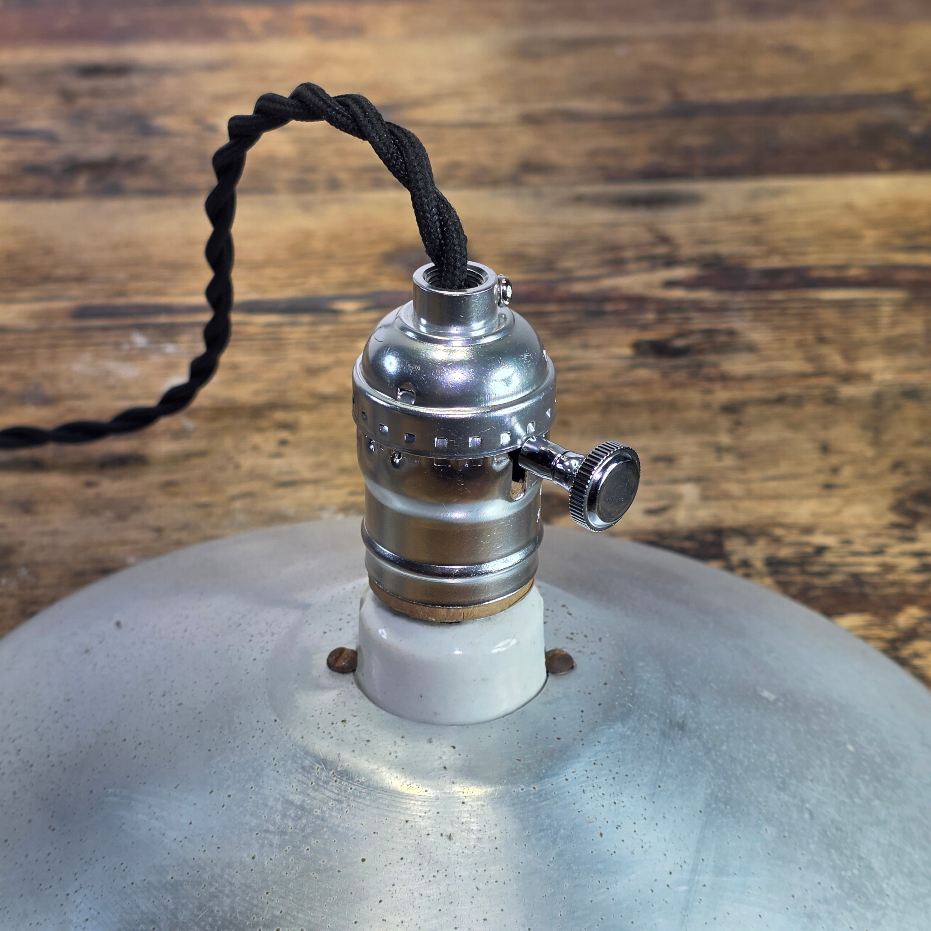10” Vintage Industrial Aluminum Pendant Light Porcelain Socket Custom Loft Lamp