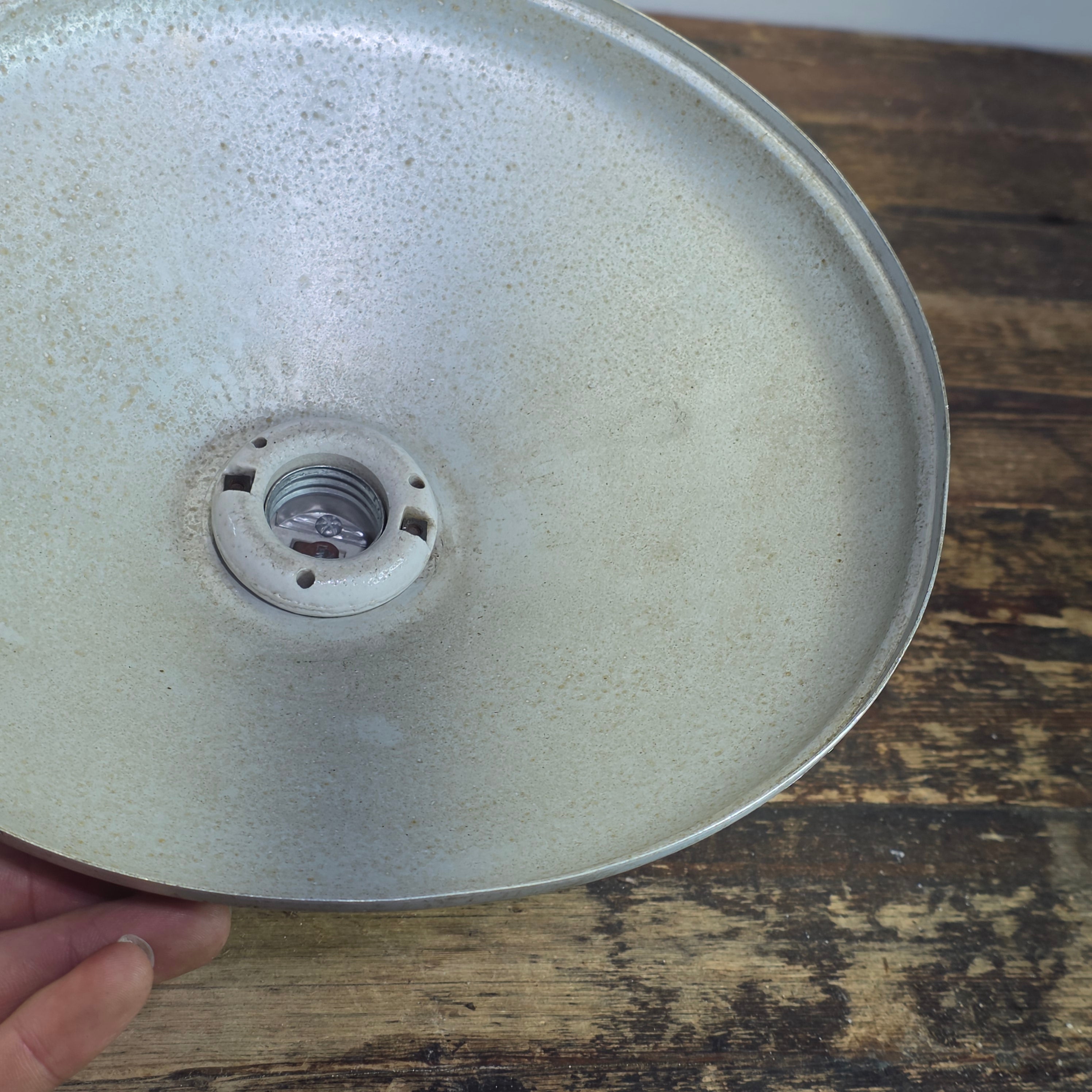 10” Vintage Industrial Aluminum Pendant Light Porcelain Socket Custom Loft Lamp