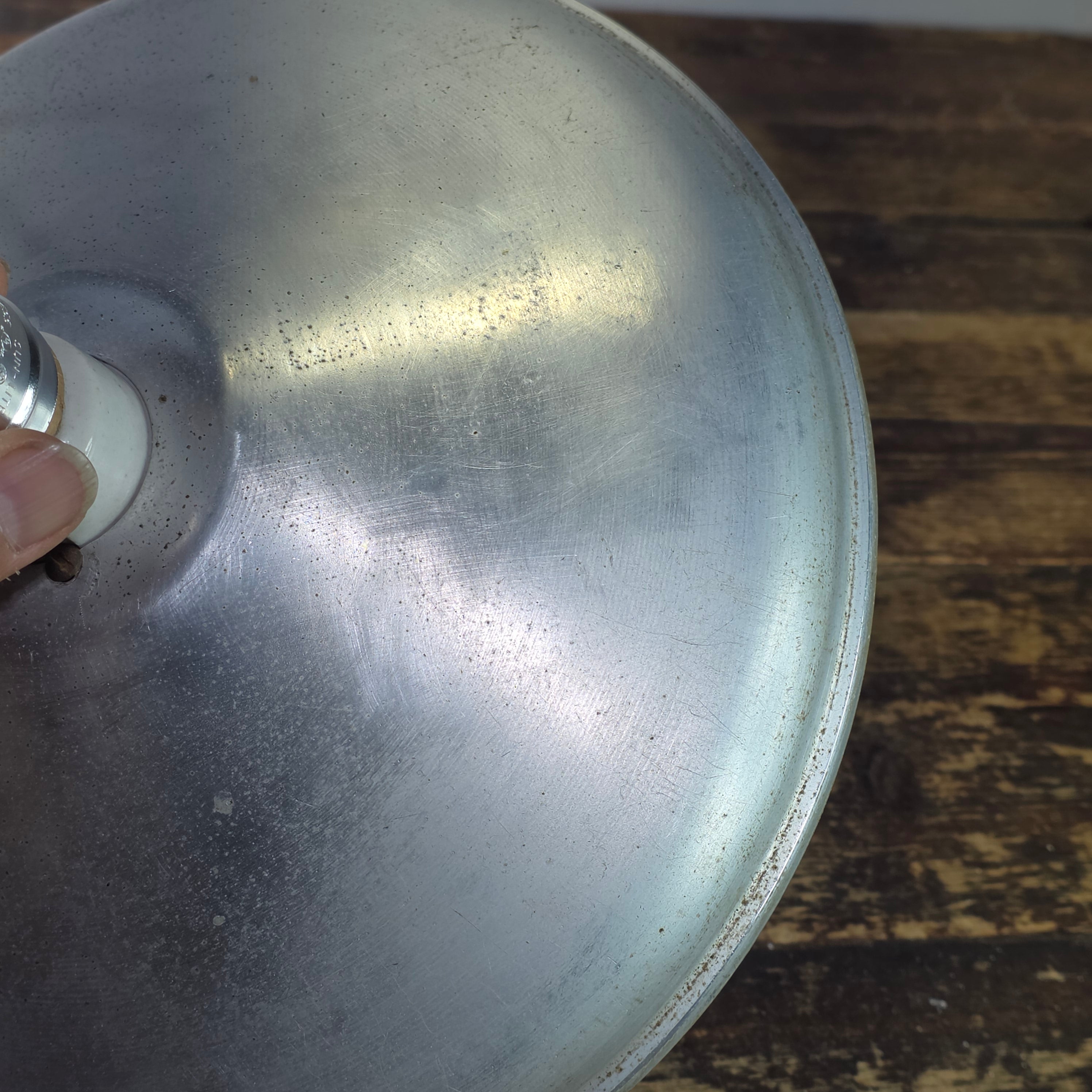 10” Vintage Industrial Aluminum Pendant Light Porcelain Socket Custom Loft Lamp