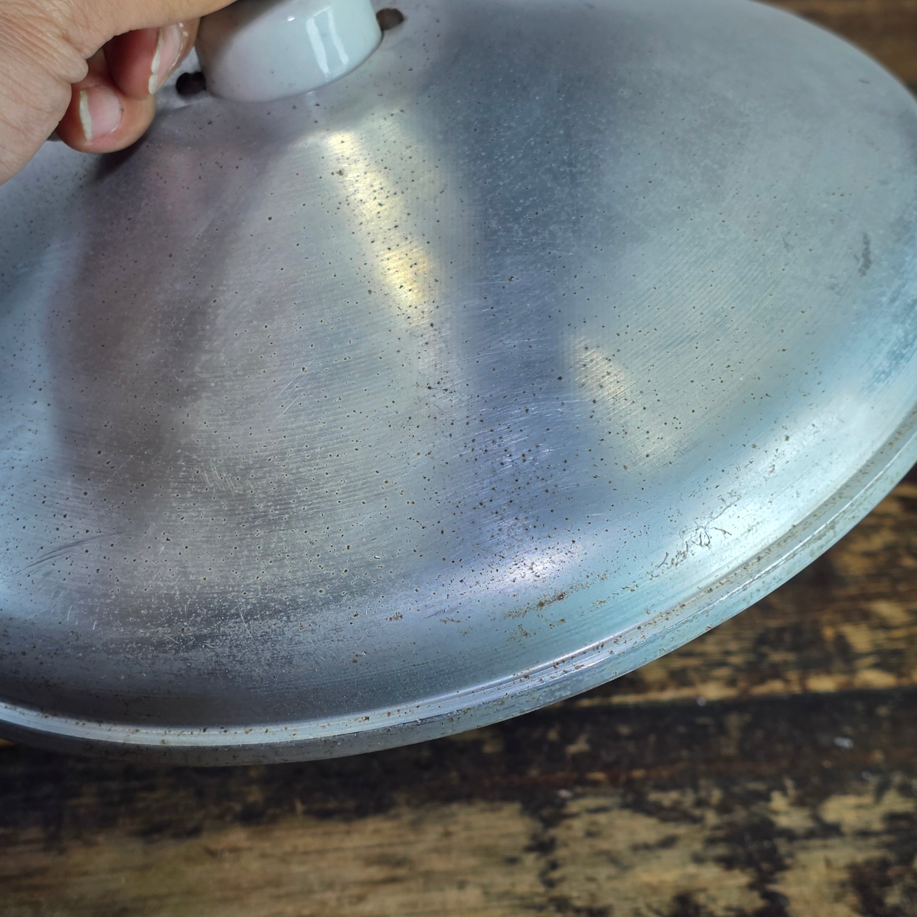 10” Vintage Industrial Aluminum Pendant Light Porcelain Socket Custom Loft Lamp