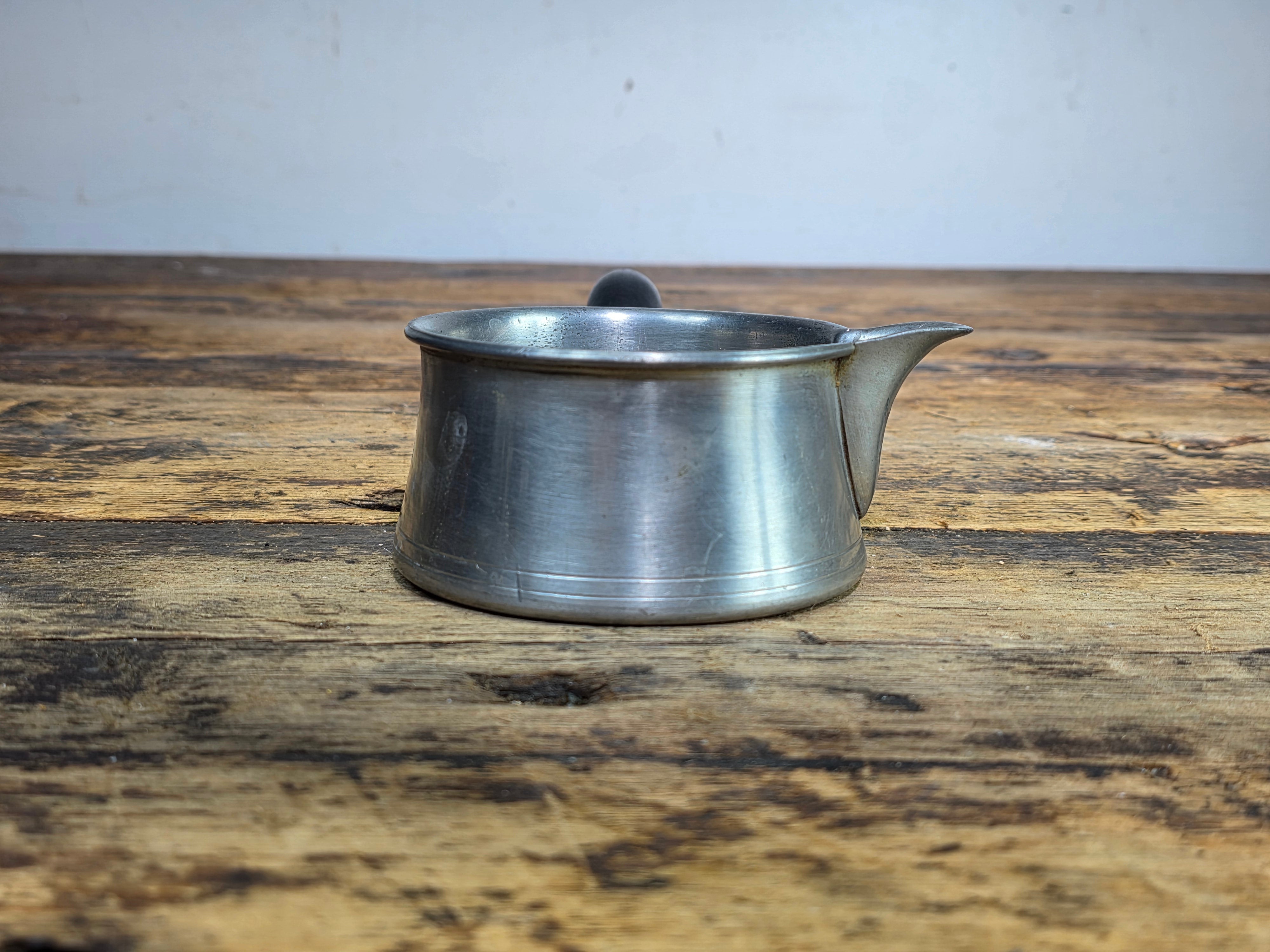 Vintage Woodbury Pewters Pipkin Sauce Pan ATC Hallmark American Pewter Guild 10oz