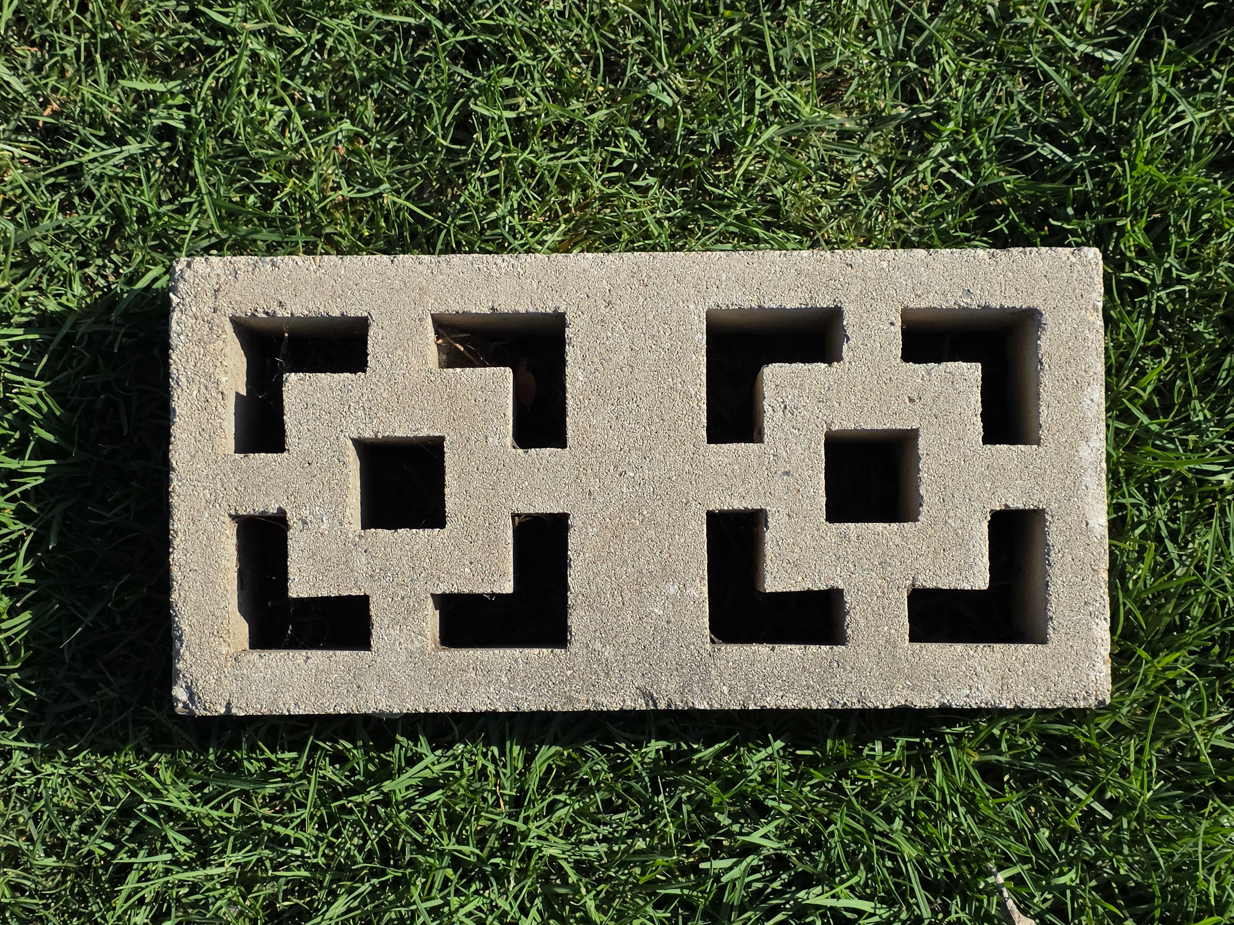 Vintage Ralph Haver Breeze Block Mid Century Modern Concrete Screen Stone 1950s