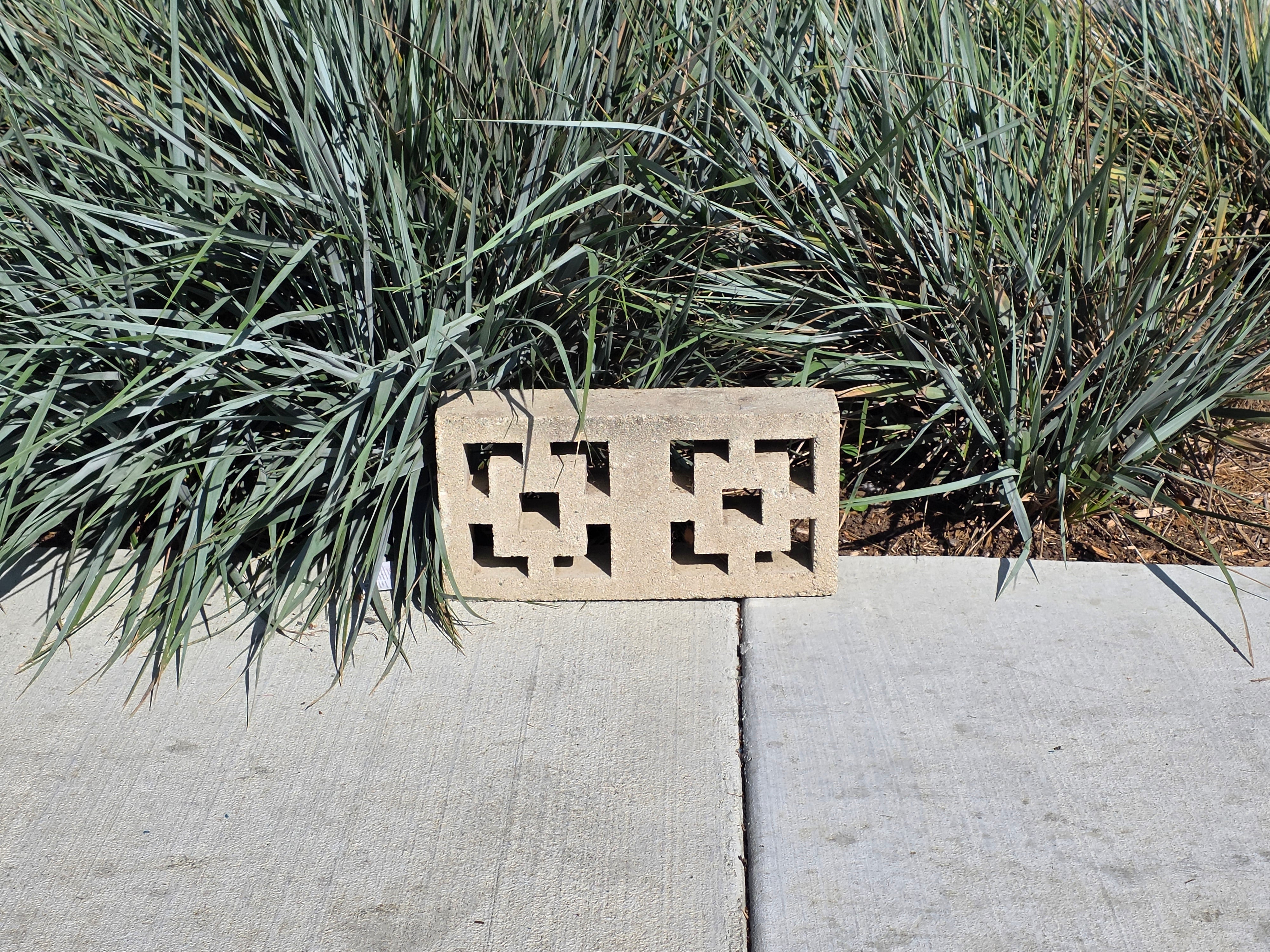 Vintage Ralph Haver Breeze Block Mid Century Modern Concrete Screen Stone 1950s