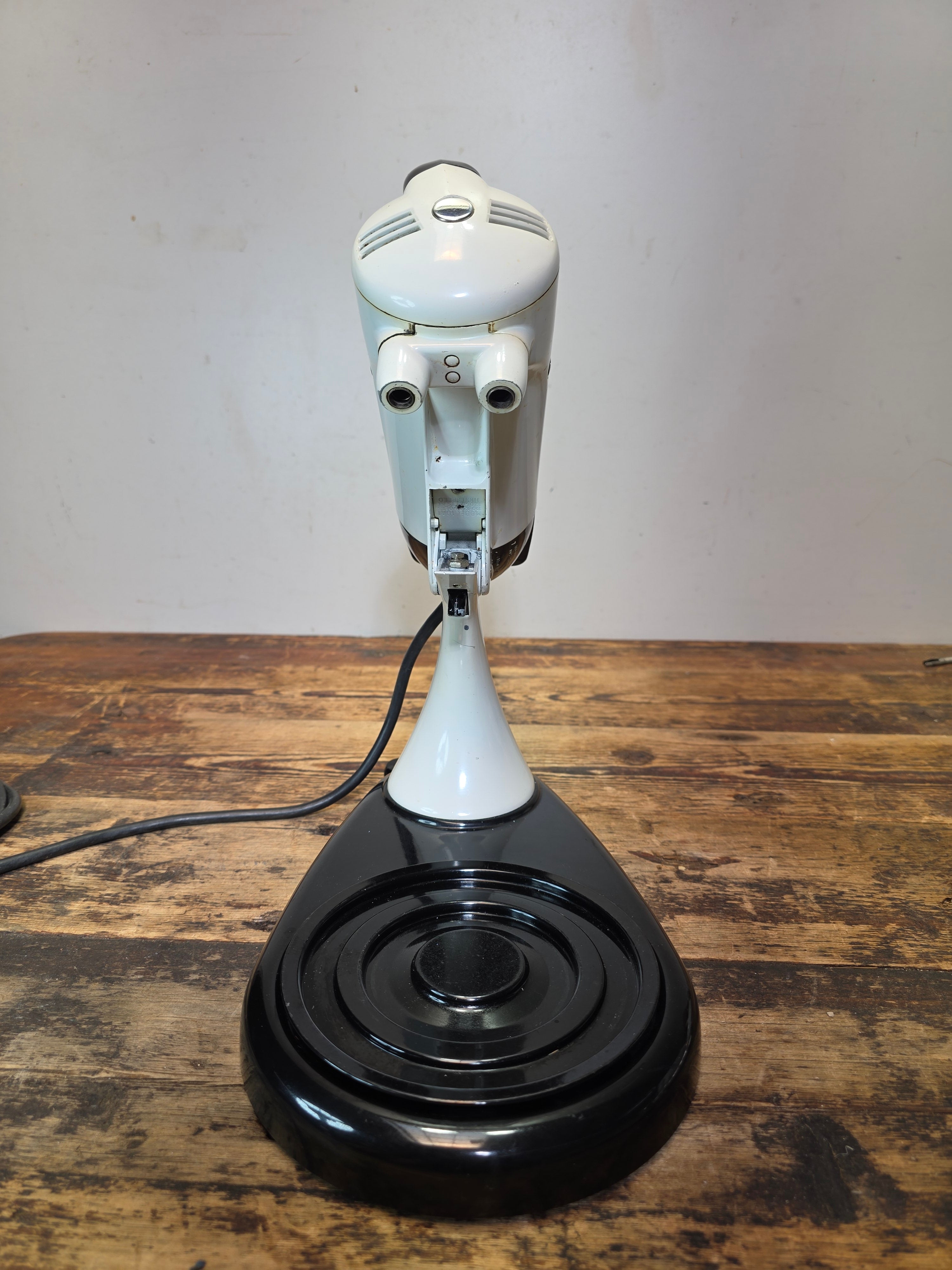 Vintage Sunbeam Mixmaster Model 10 White MCM Stand Mixer Blender Juicer Chopper