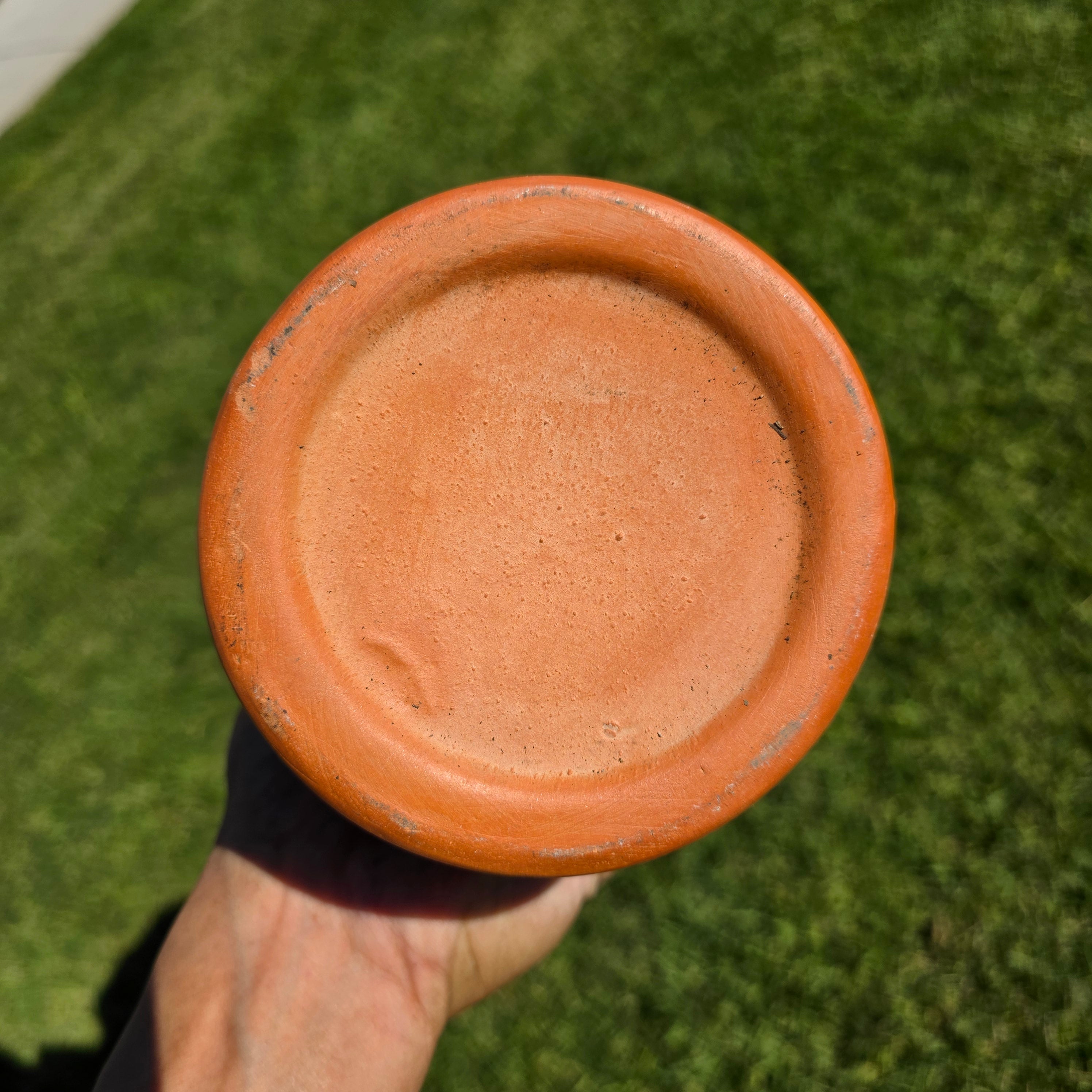 Vintage Terracotta Wine Cooler Planter Embossed Wine Names French Style Kitchen
