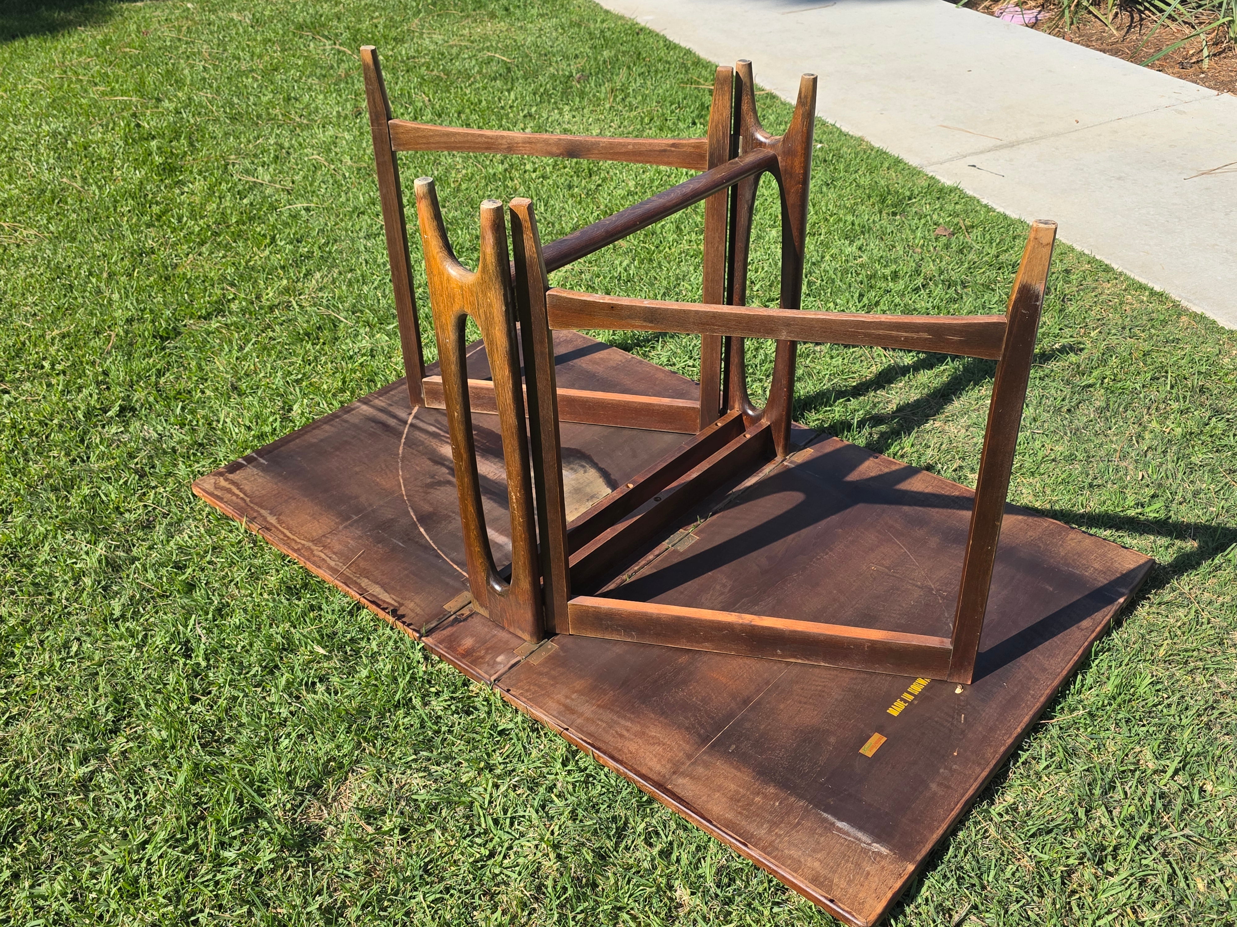Bendt Winge Kleppe Mobelfabrik Norwegian Modern Drop Leaf Gateleg Dining Table