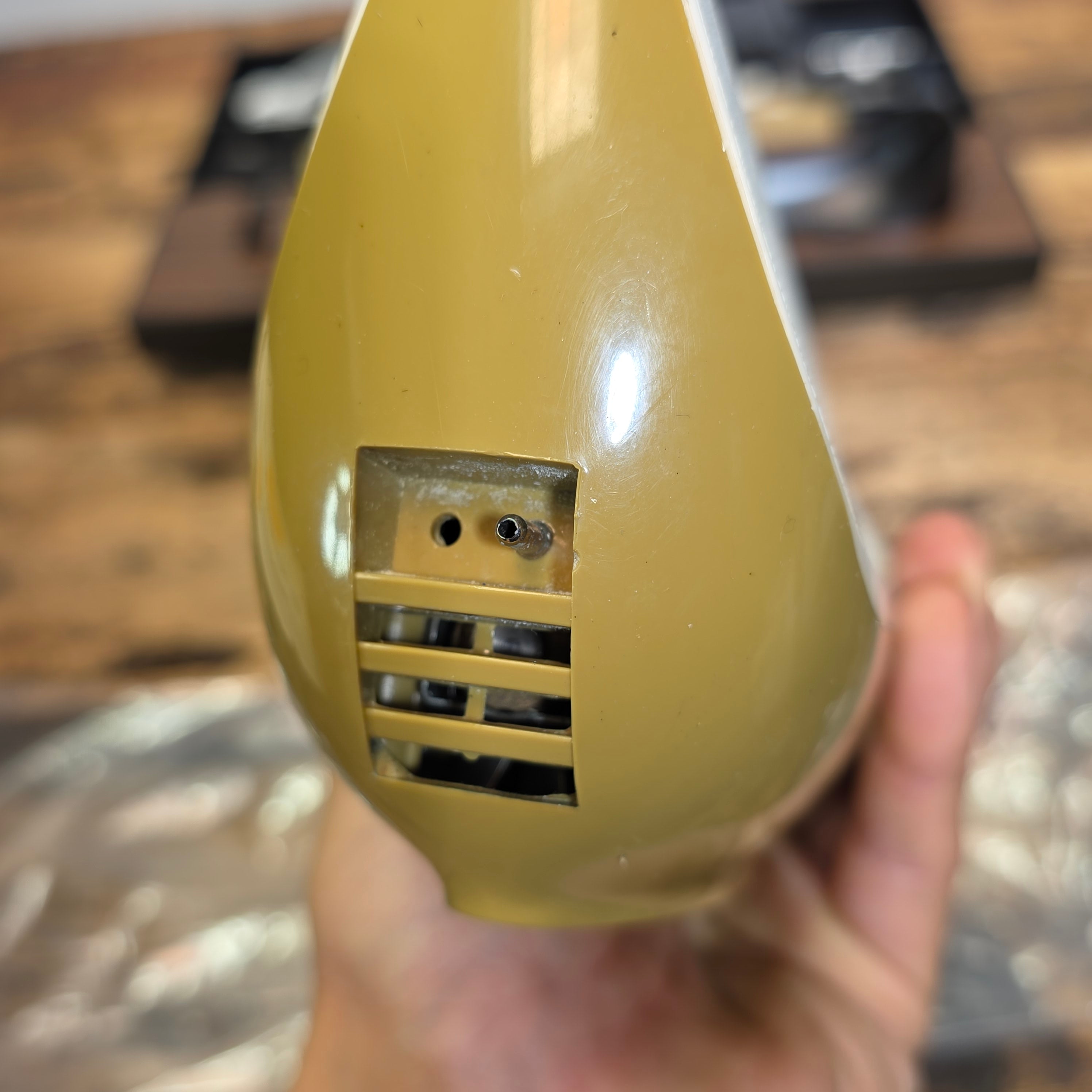 Vintage Hamilton Beach Electric Knife 360G Harvest Gold MCM Box As Is For Parts (Not Working)