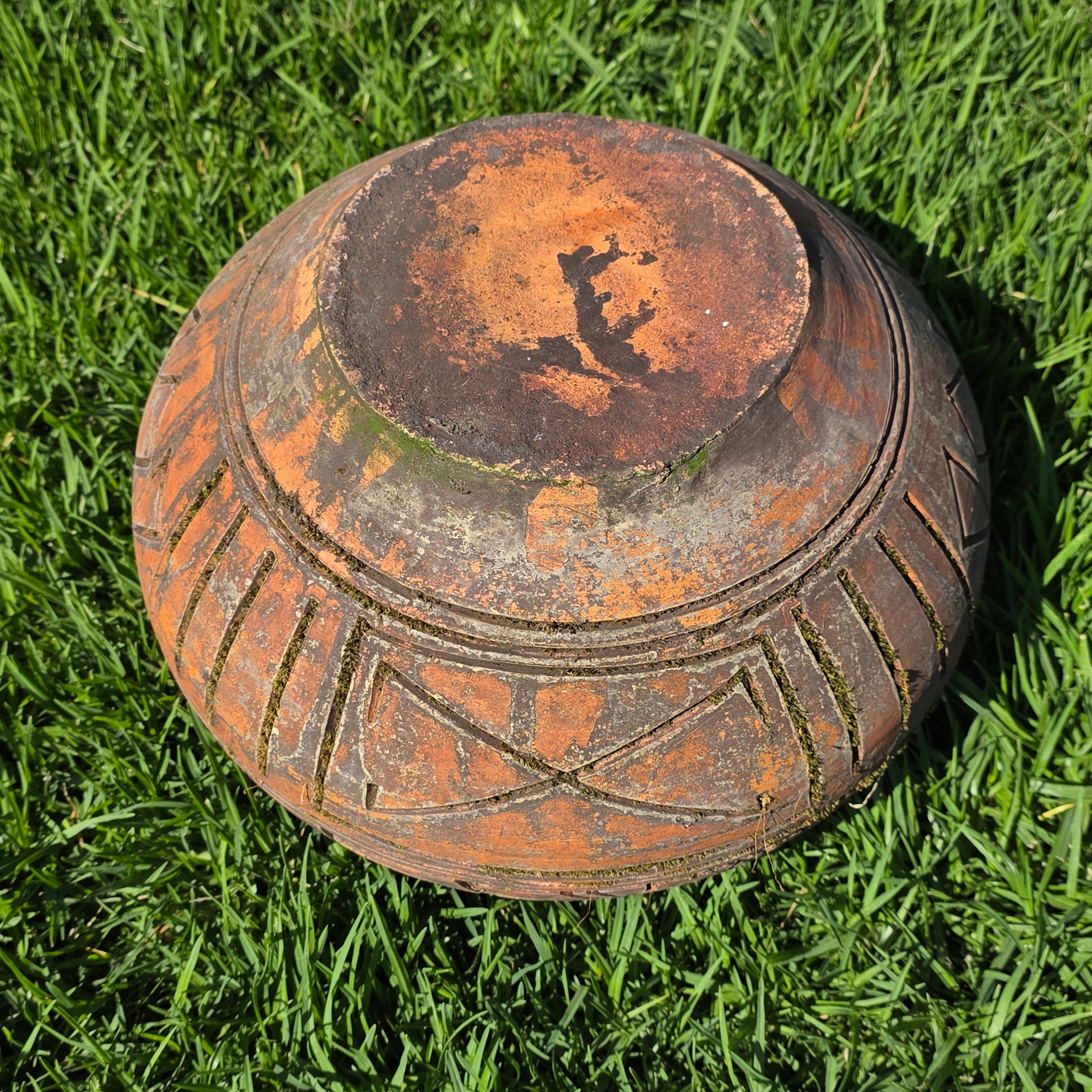 Vintage Terracotta Olla Pot Southwestern Native Pueblo Style Garden Planter 13"
