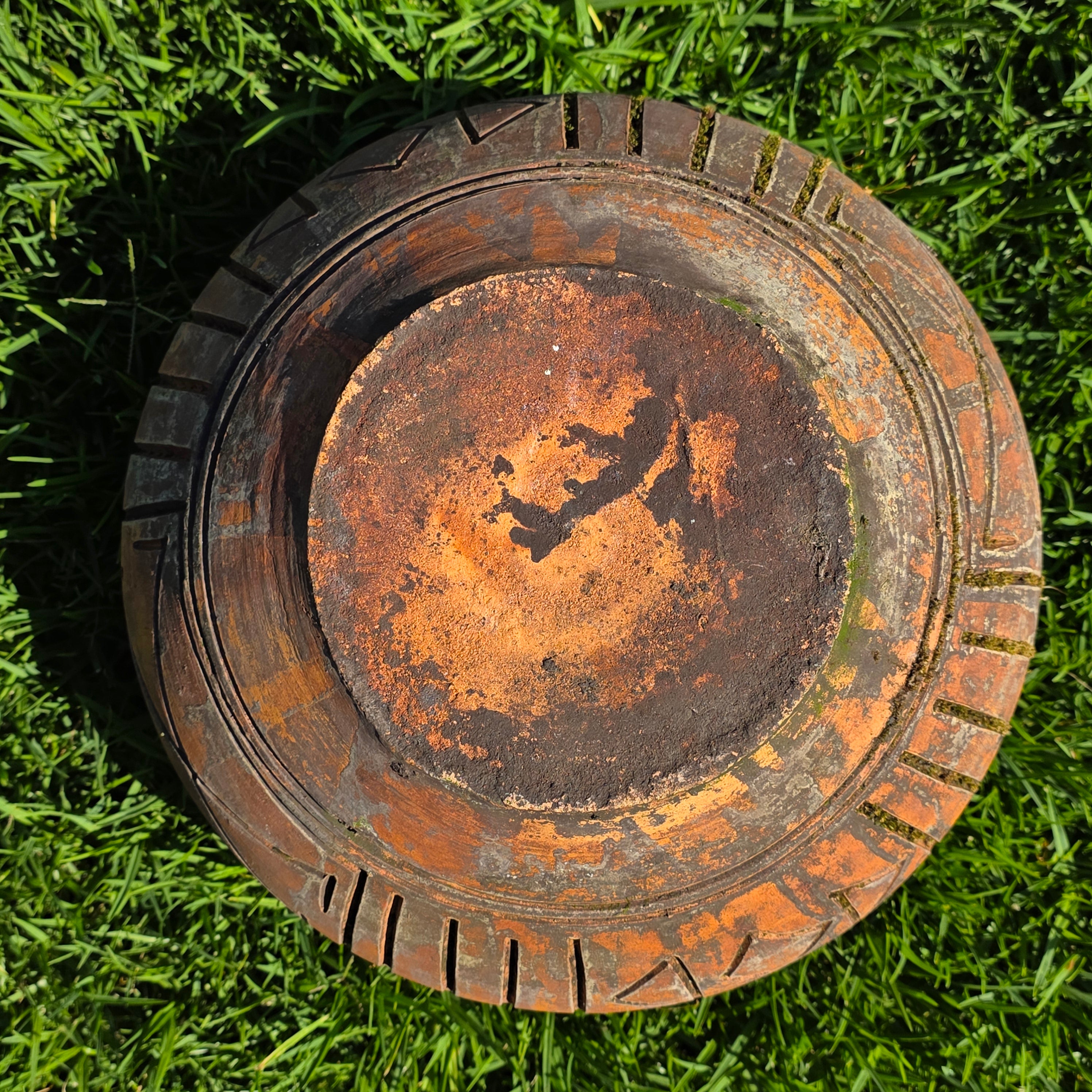Vintage Terracotta Olla Pot Southwestern Native Pueblo Style Garden Planter 13"