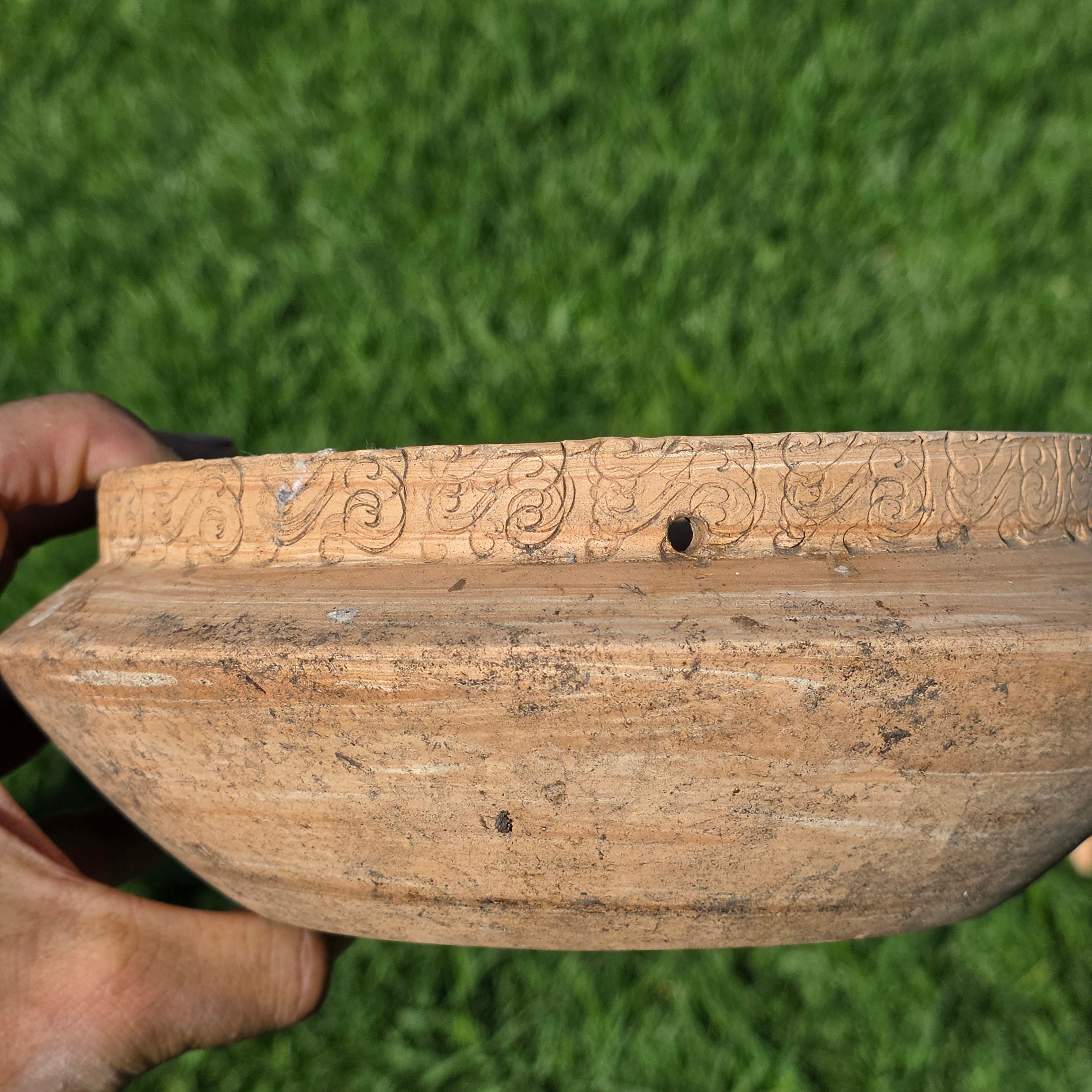 Vintage Italy Terracotta Hanging Planter Bowl Florence Hand Made C Ronley 2000
