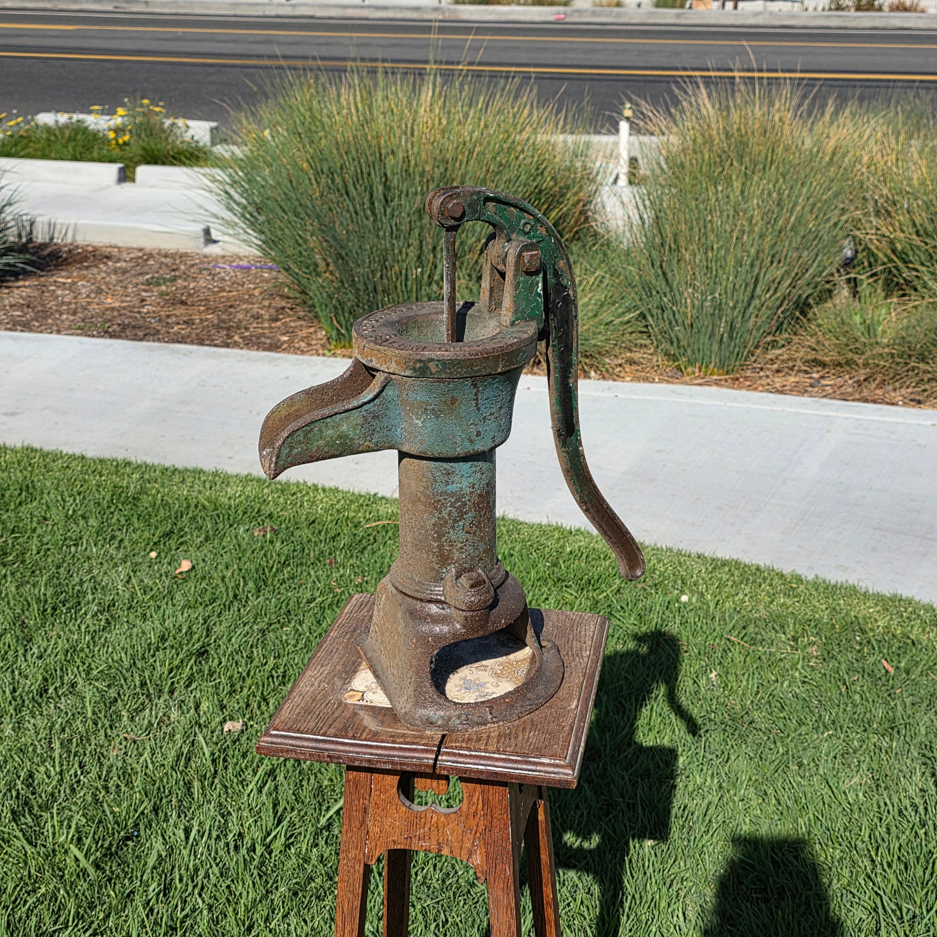 Antique 1890s The Deming Co Salem Ohio No 2 Cast Iron Water Pump Original Paint
