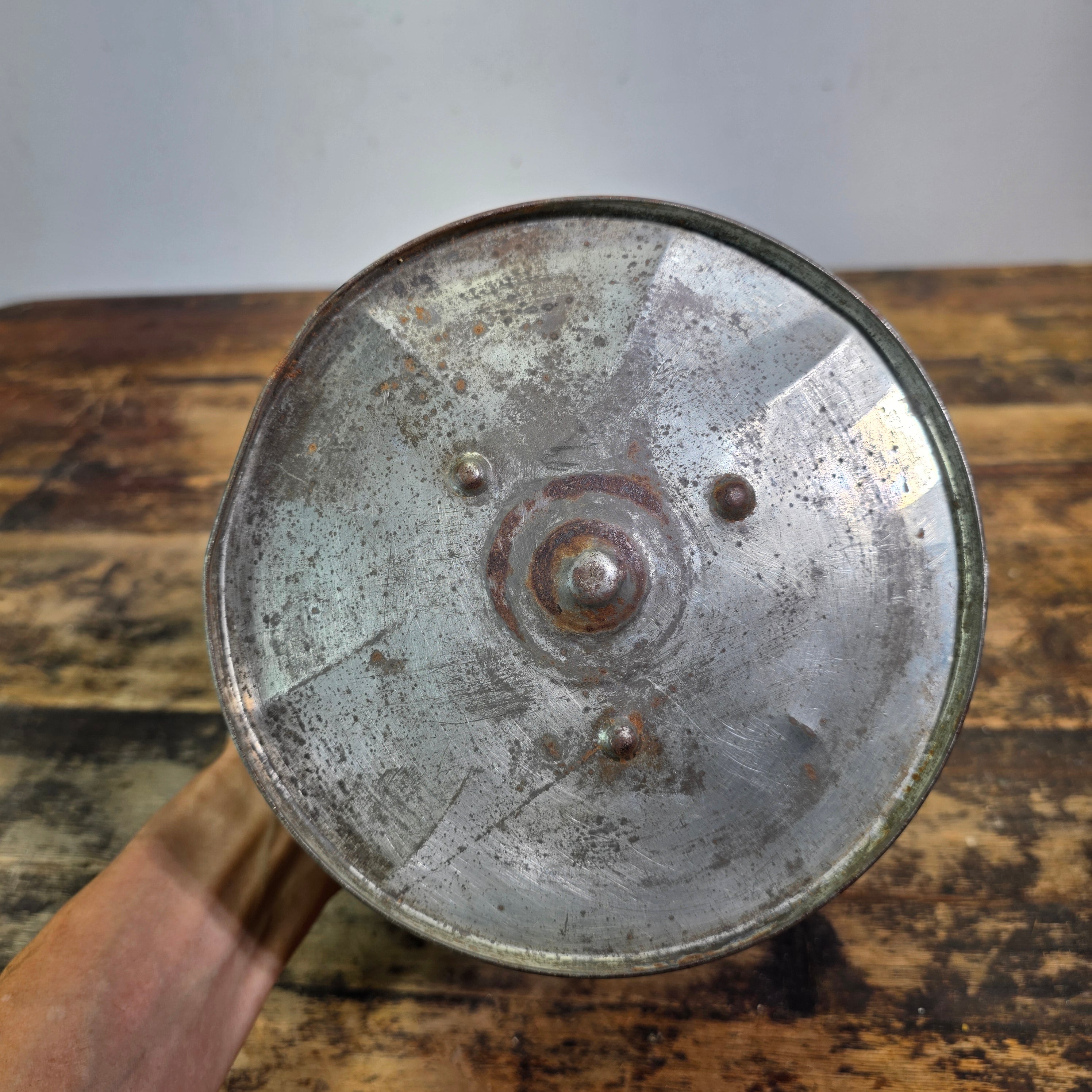 Antique Hand Crank Butter Churn Tin Metal Glass Washer Ice Cream Maker Primitive