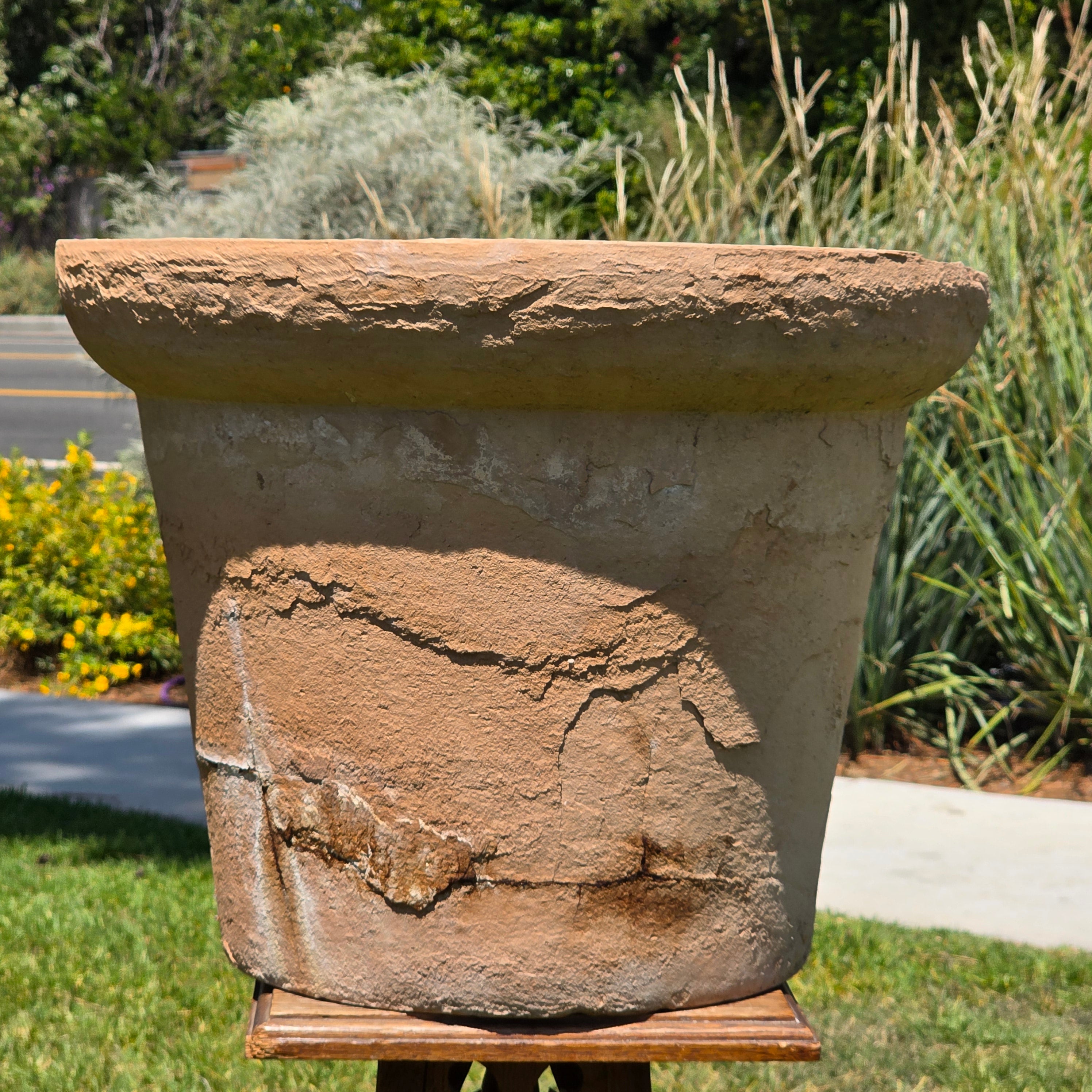 Vintage US Pottery Paramount Terracotta Planter Large Mid Century Pot USA 19"