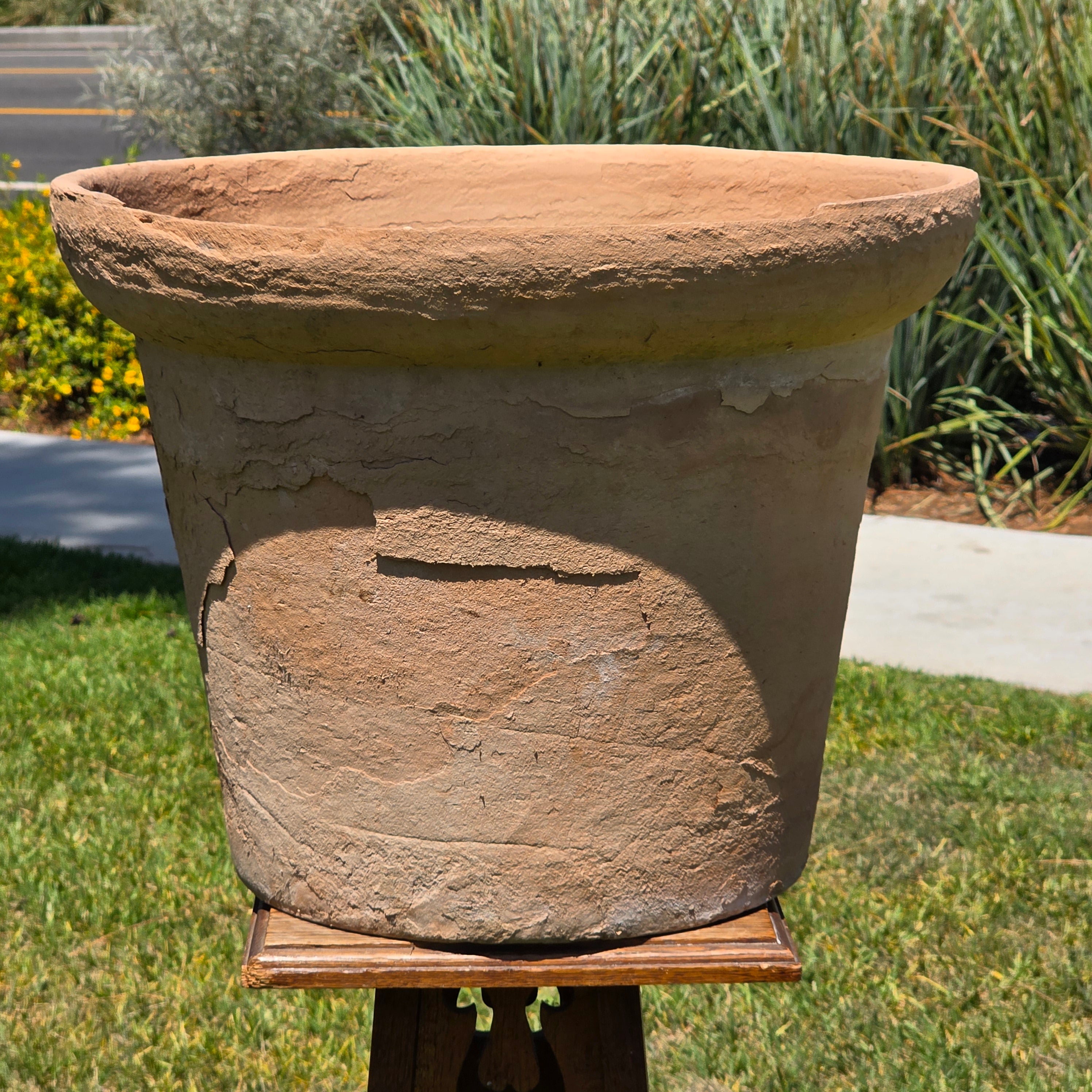 Vintage US Pottery Paramount Terracotta Planter Large Mid Century Pot USA 19"