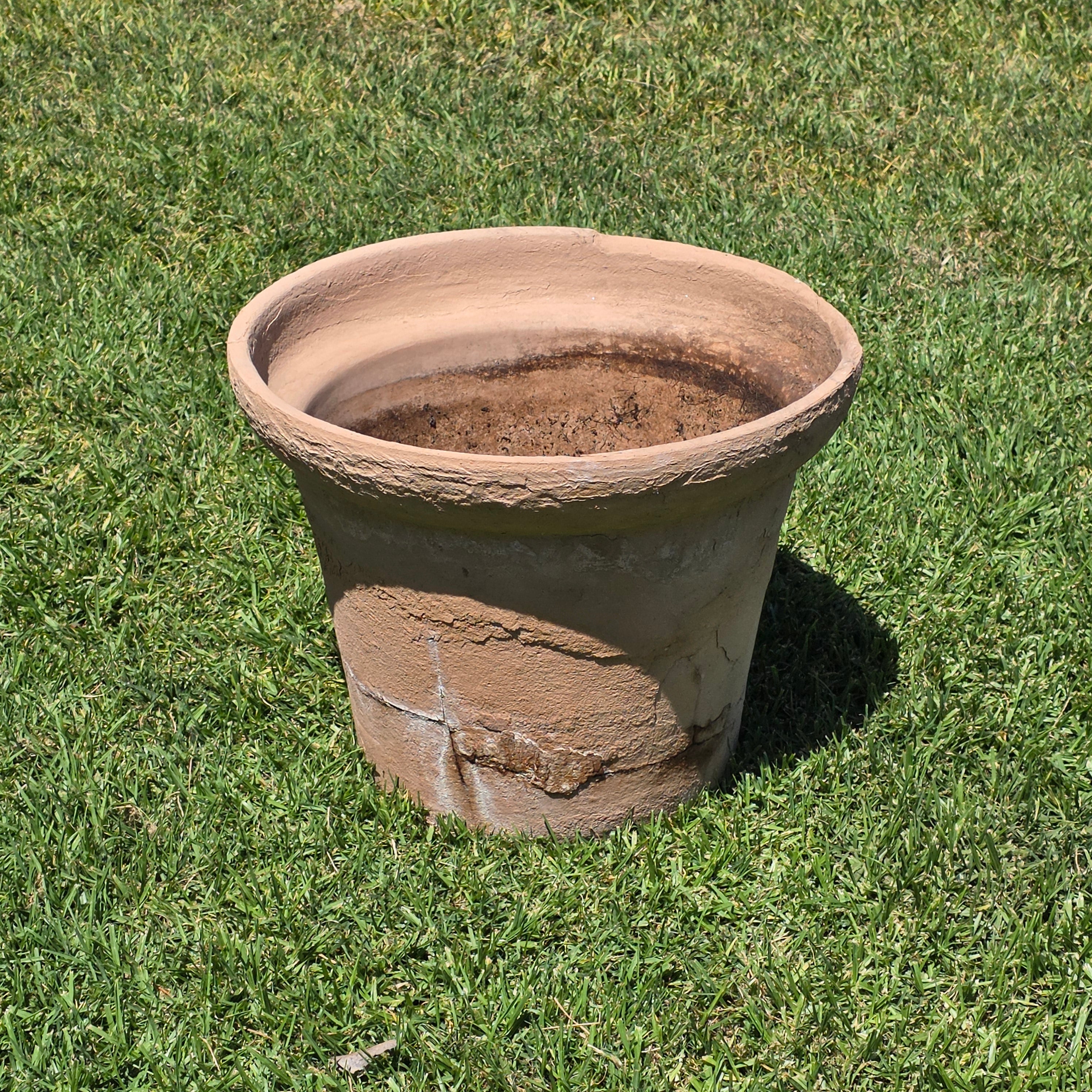 Vintage US Pottery Paramount Terracotta Planter Large Mid Century Pot USA 19"