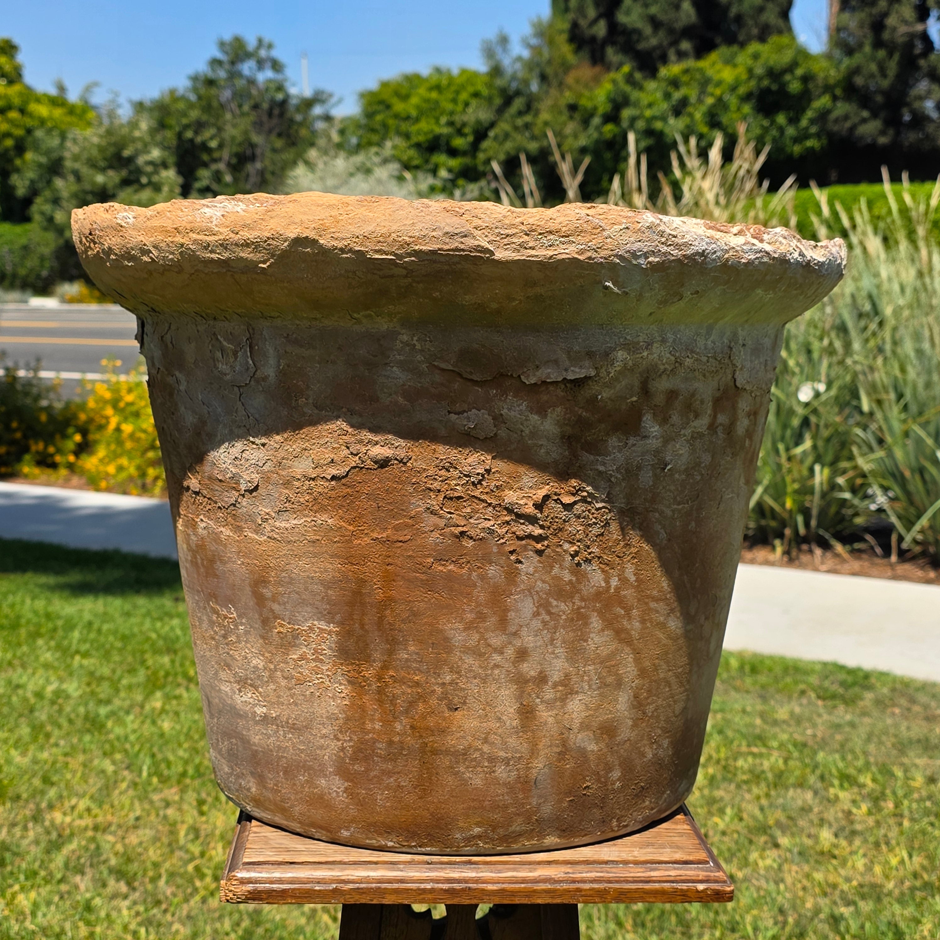 Vintage US Pottery Paramount Terracotta Planter Large Mid Century Pot USA 19"