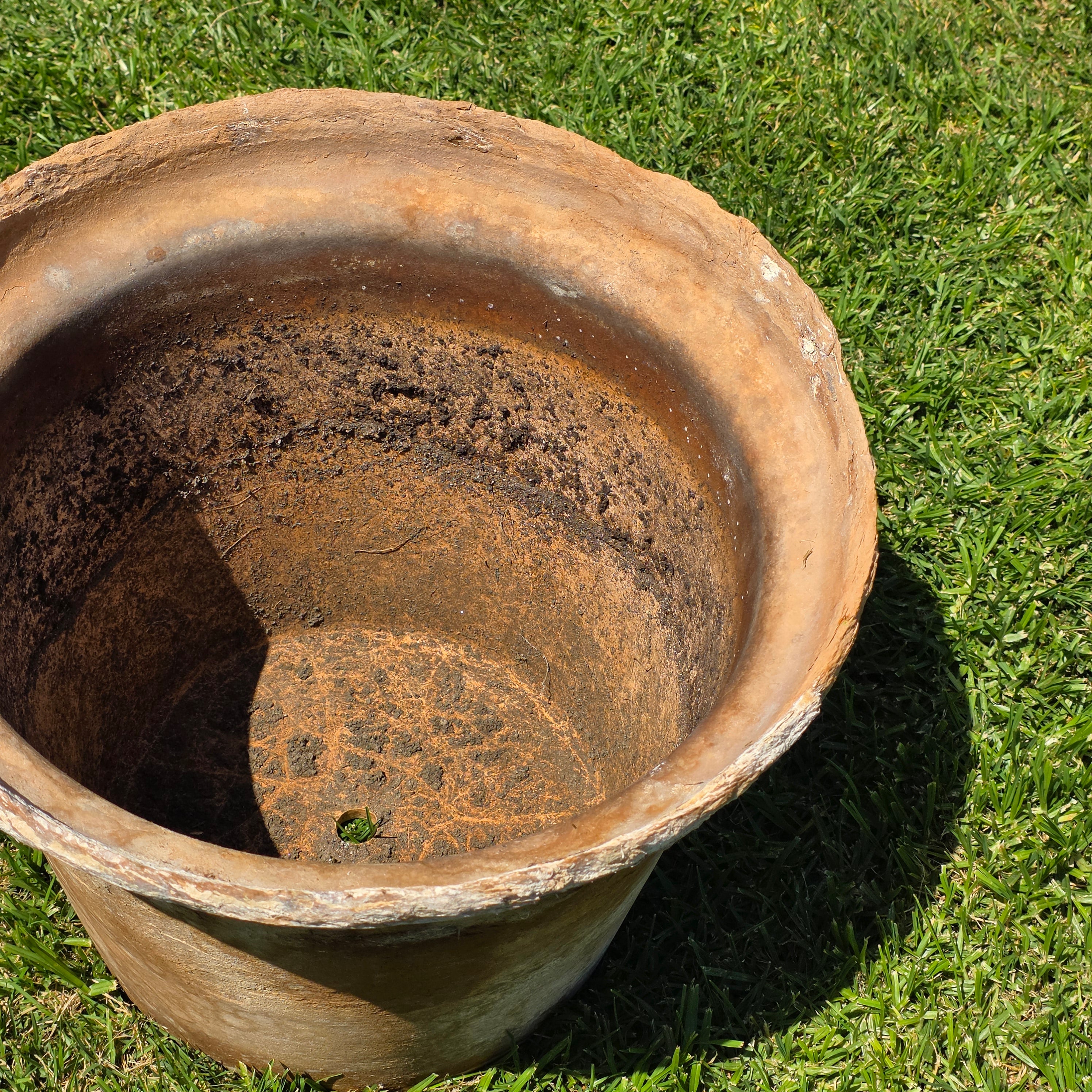 Vintage US Pottery Paramount Terracotta Planter Large Mid Century Pot USA 19"
