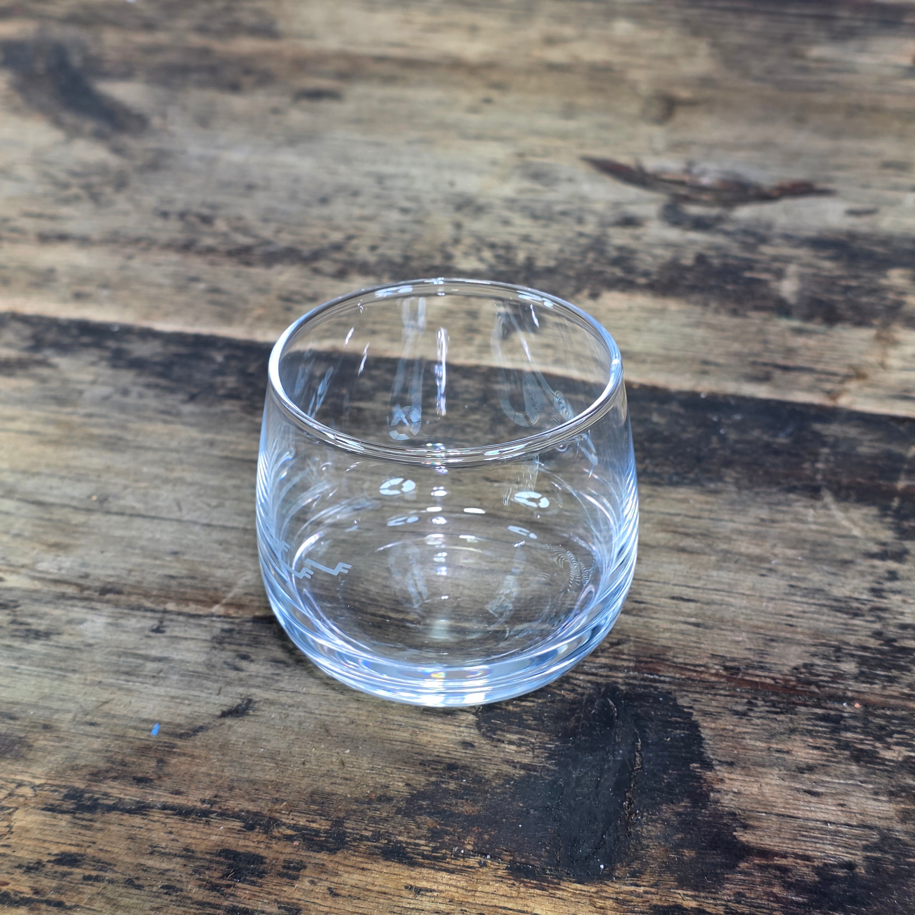 Vintage Finnair iittala Clear Glass Tumbler Aviation Collectible 4oz 1pc