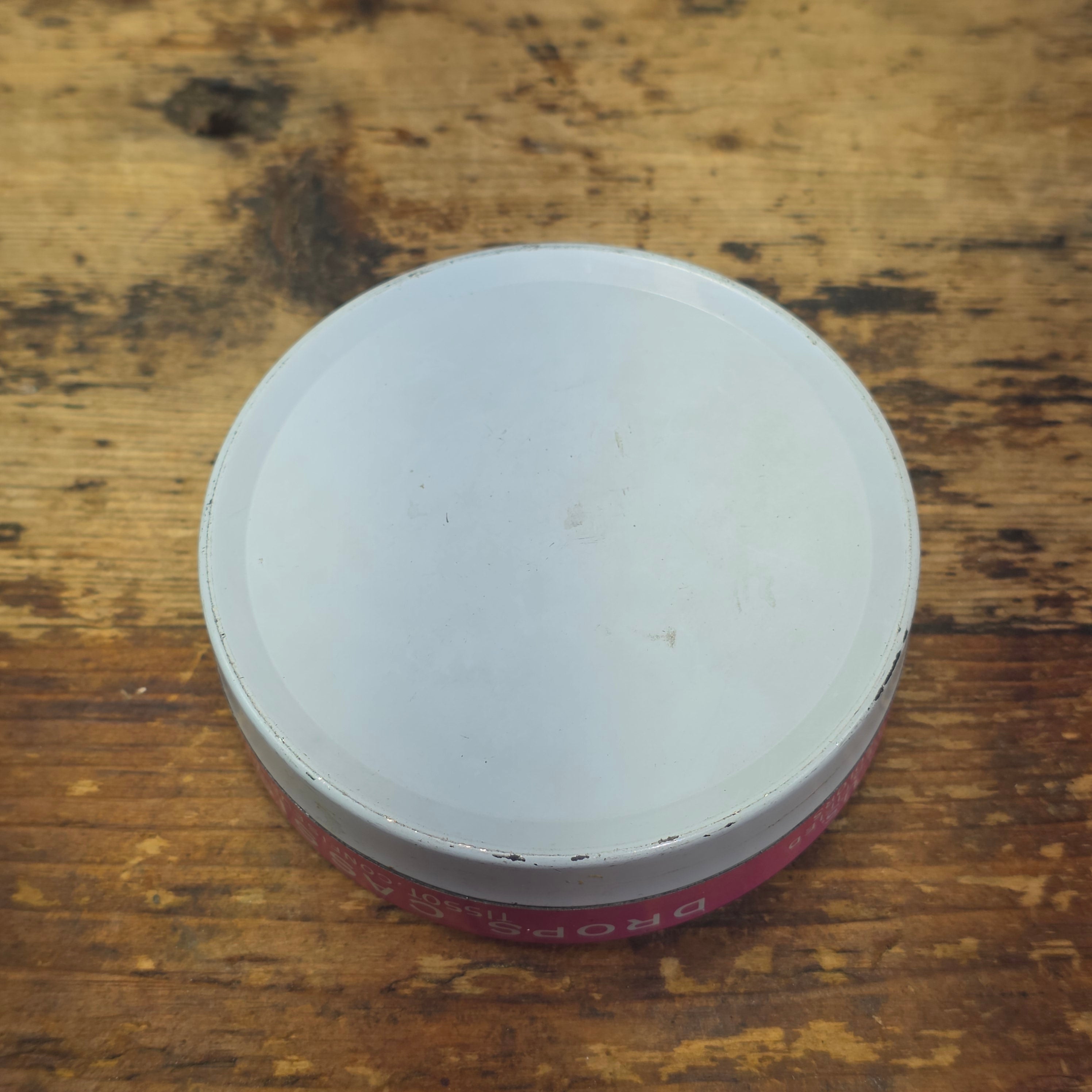 Vintage Tissot Black Currant Cassis Candy Tin Metal France Confiseur Paris (C)