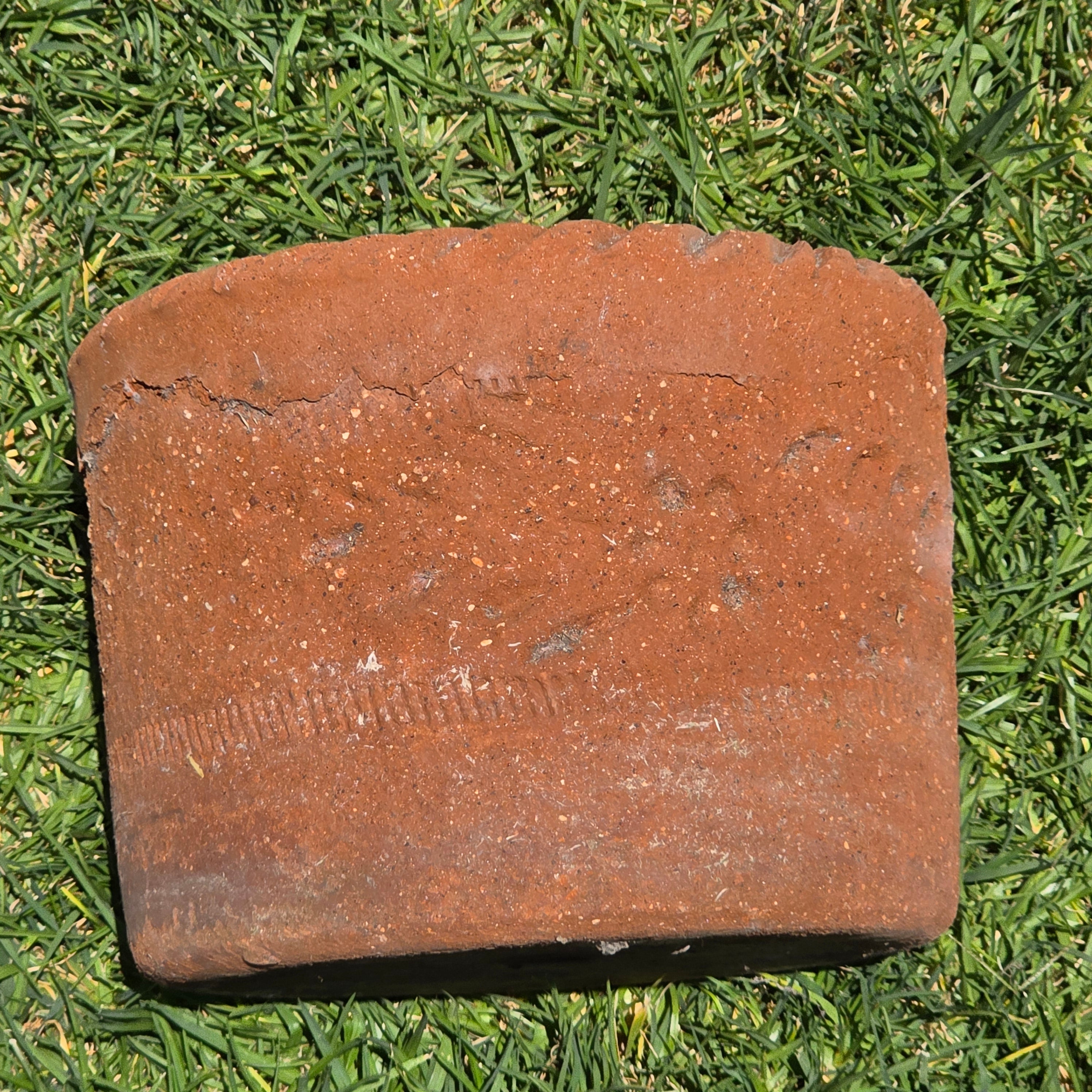 Vintage Mexican Terracotta Clay Planter Pot Rustic Weathered Brown Garden 10"