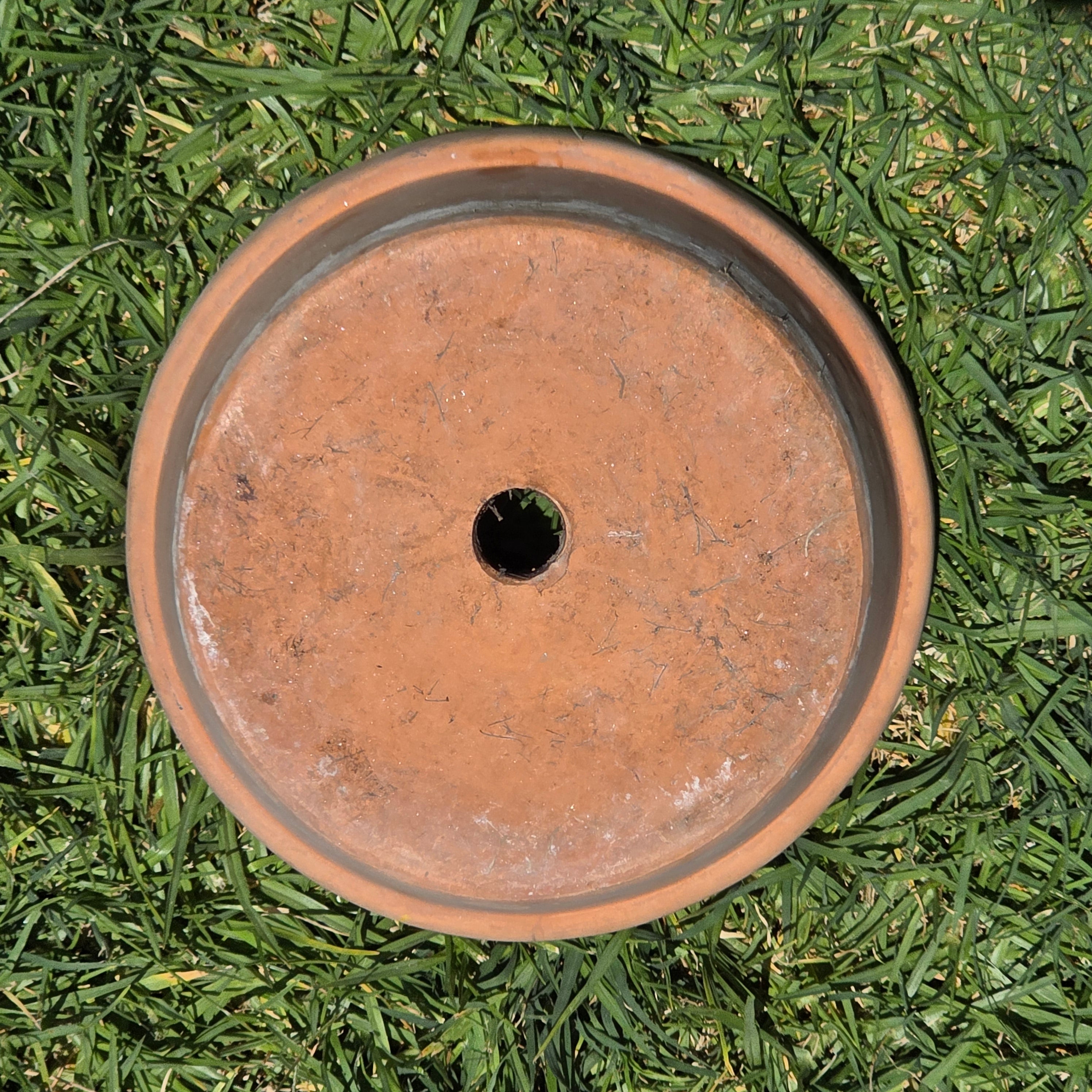 Vintage Terracotta Clay Planter Pot Shallow Bulb Pan Rustic Succulent 8"