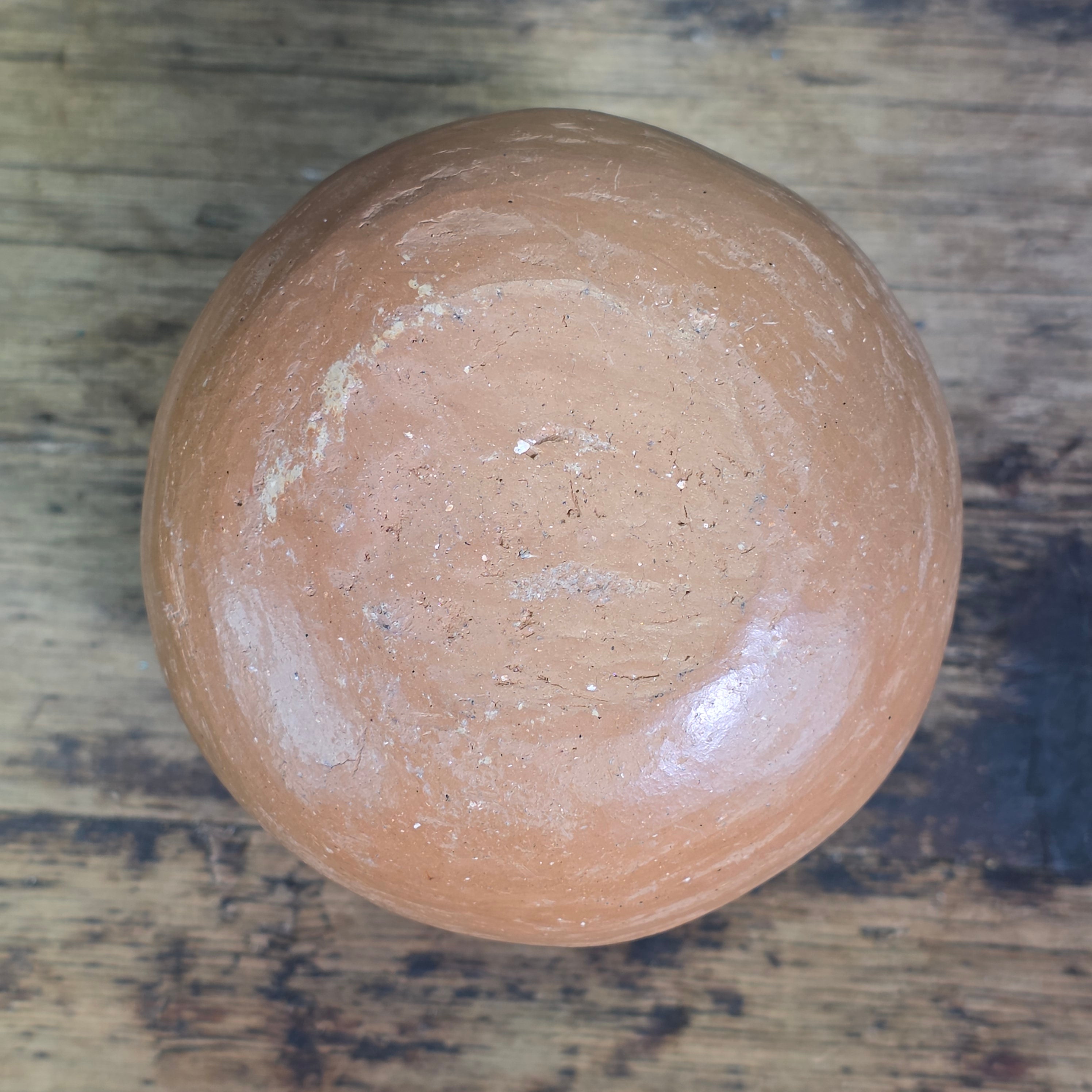 Vintage Tarahumara Pottery Olla Jar Mini Mexican Folk Art Redware Terracotta 3"