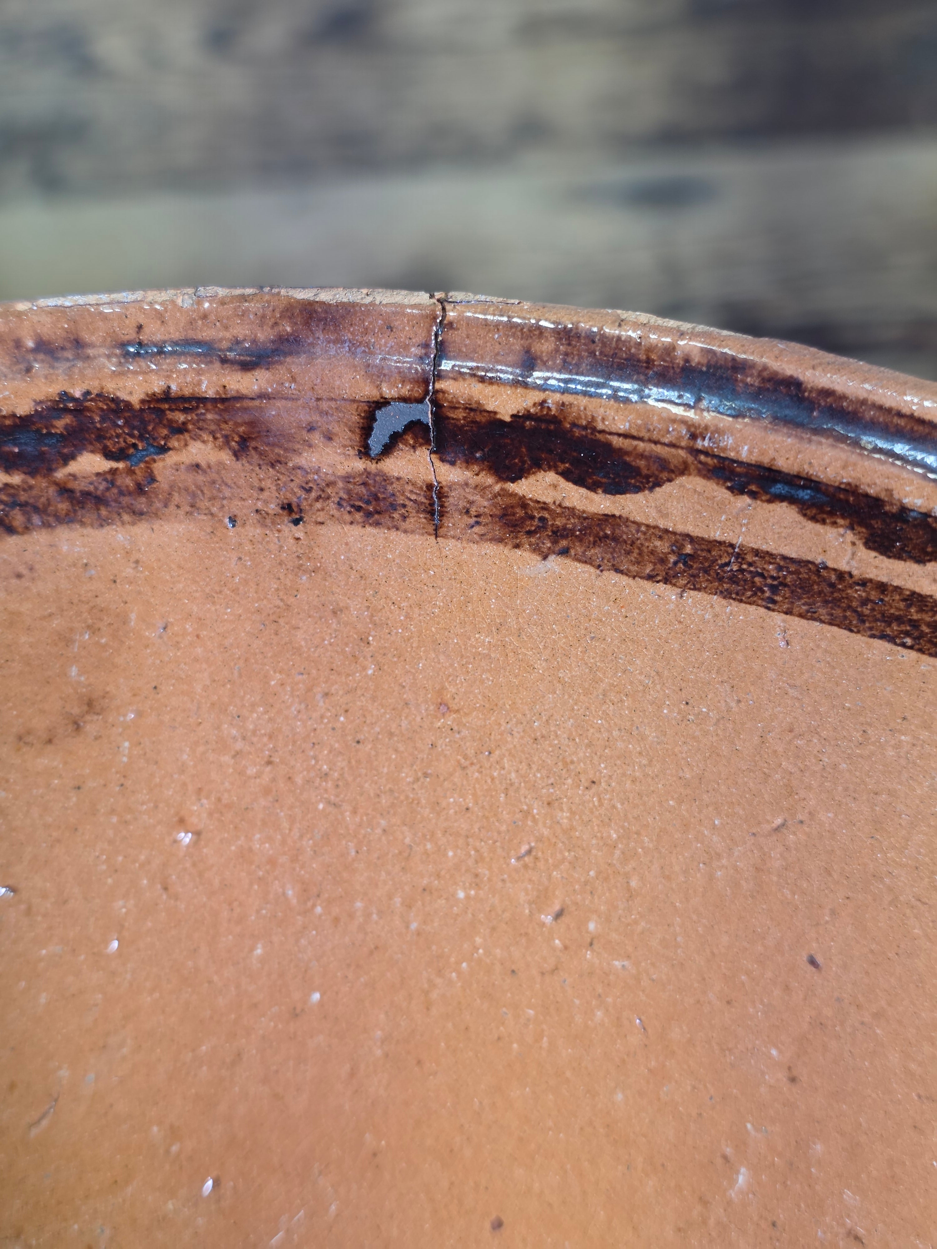Vintage Mexican Folk Art Pottery Redware Terracotta Bowl Eagle Snake Mexico Coat