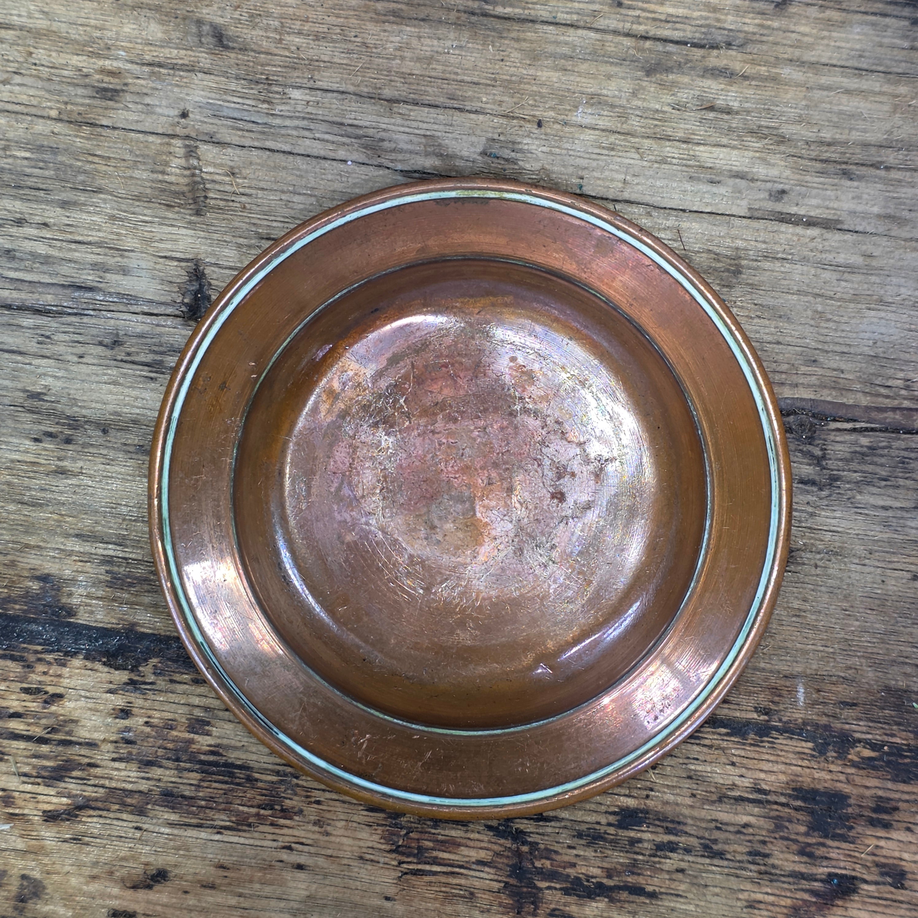 1933 Chicago Worlds Fair Chrysler Copper Ashtray France Pornic Coat of Arms Lot