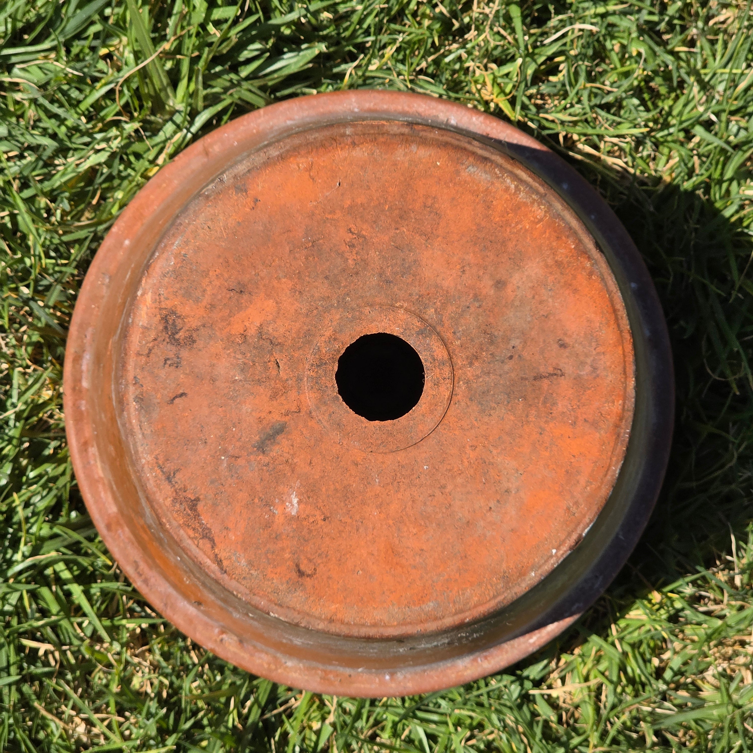 Vintage Terracotta Planter Clay Pot Standard Rim Aged Patina Garden Rustic 9.75"