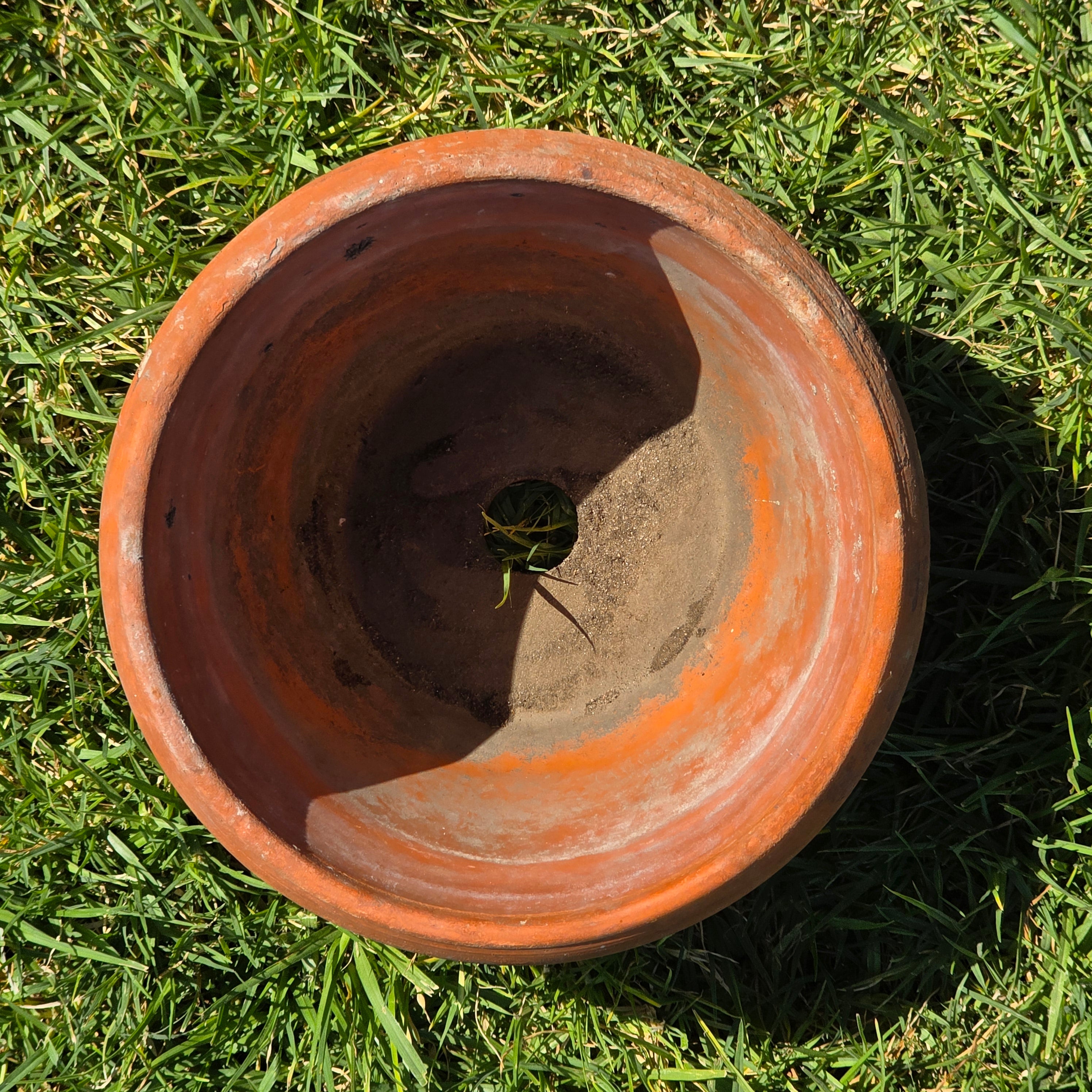 Vintage Vaserie Trevigiane Terracotta Planter Pot Italy 10" Clay Garden Flower