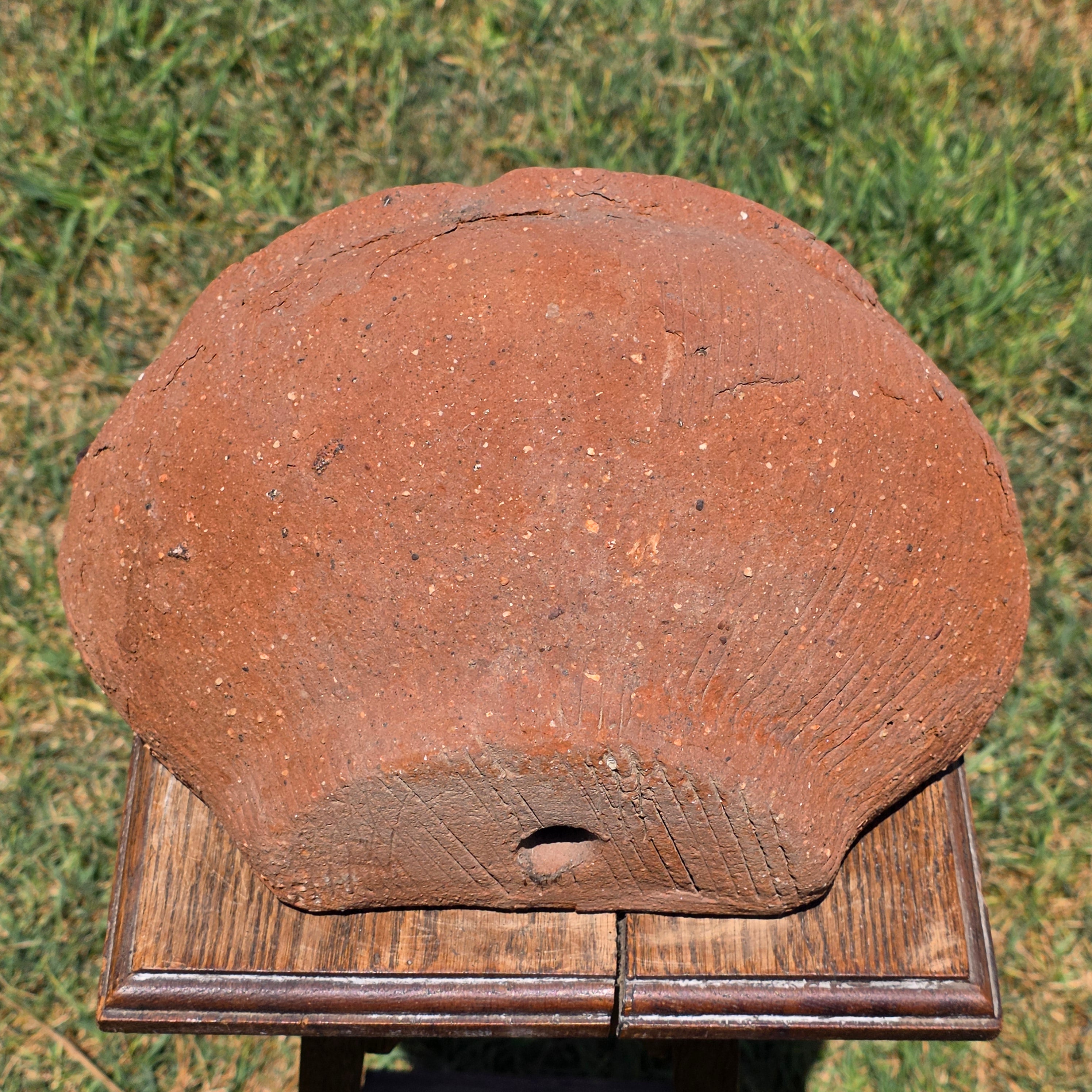 Vintage Terracotta Wall Pocket Planter Hanging Clay Pot Rustic Mexican Style 12"