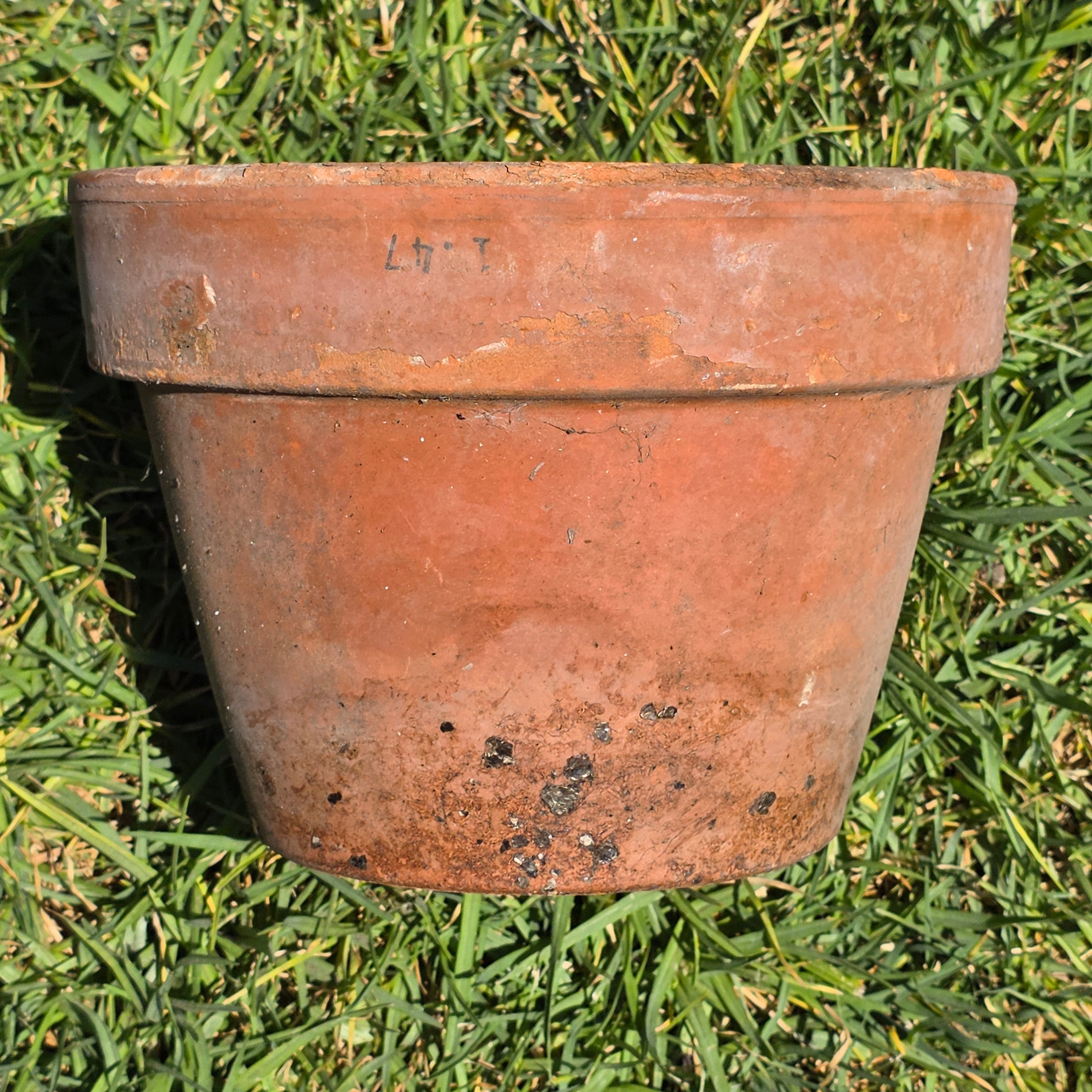 Vintage Italian Terracotta Pot Planter Vaserie Trevigiane Vas Trev 20 Garden 8"
