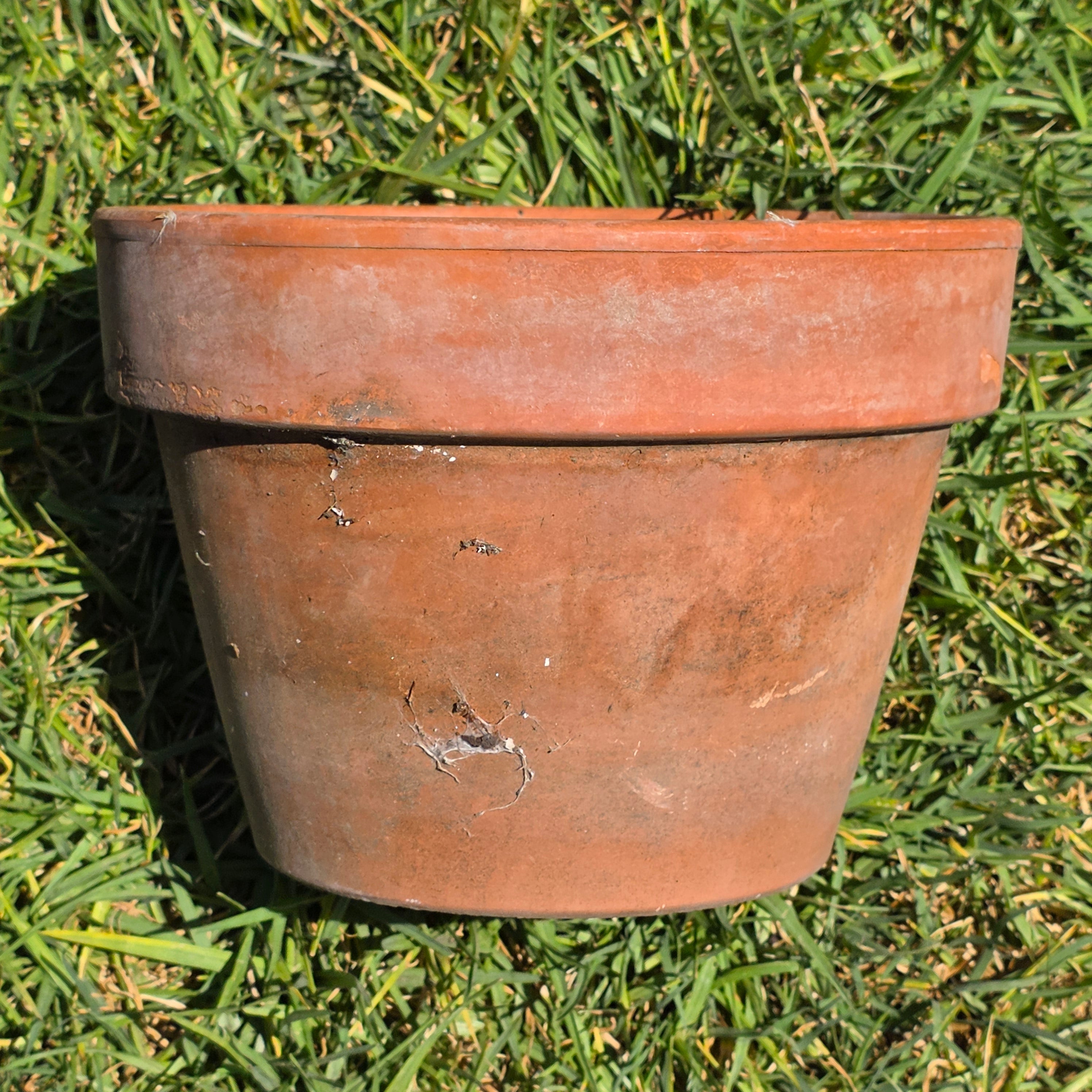Vintage Italian Terracotta Pot Planter Vaserie Trevigiane Vas Trev 20 Garden 8"