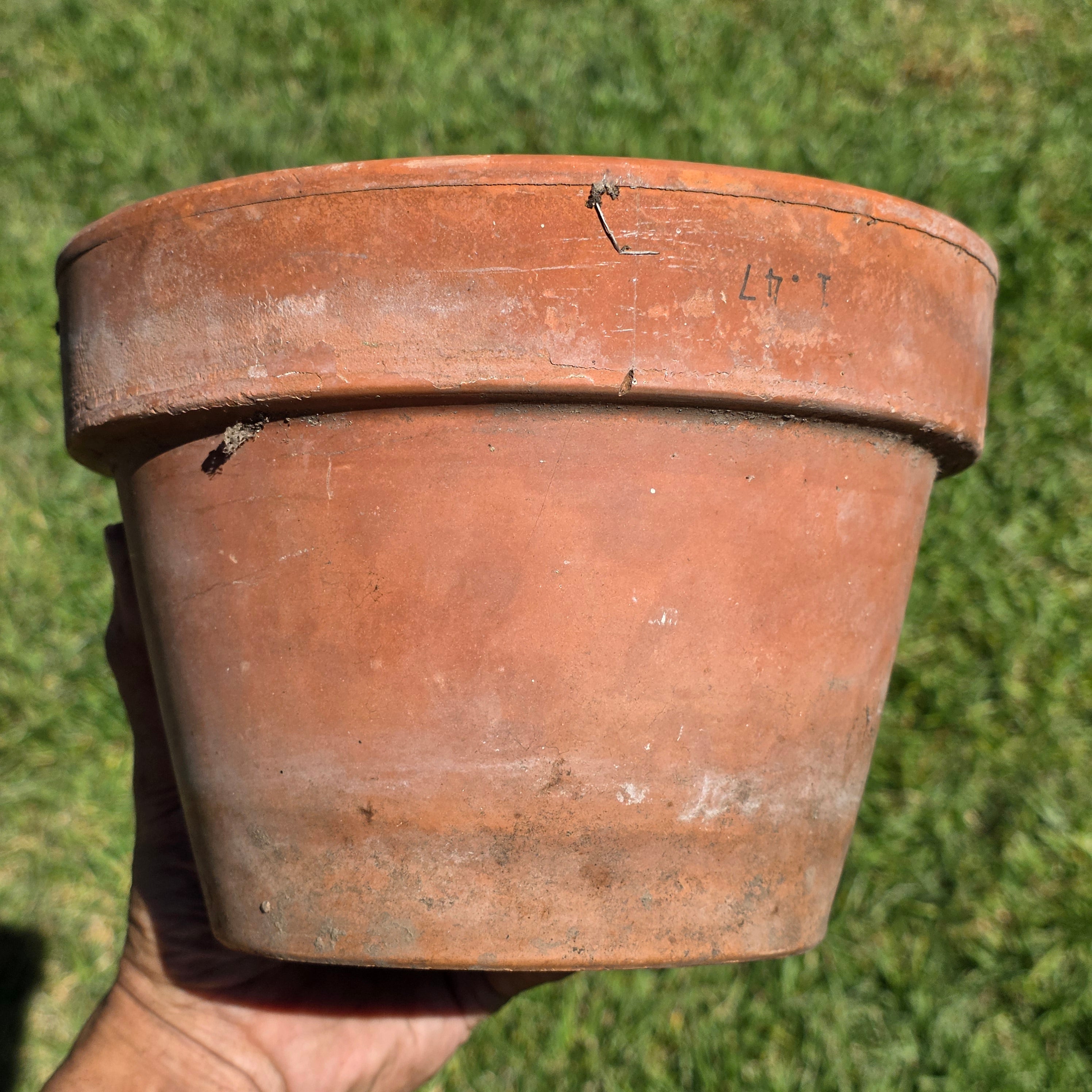 Vintage Vaserie Trevigiane Italian Terracotta Planter Pot Clay Garden Rustic 8"