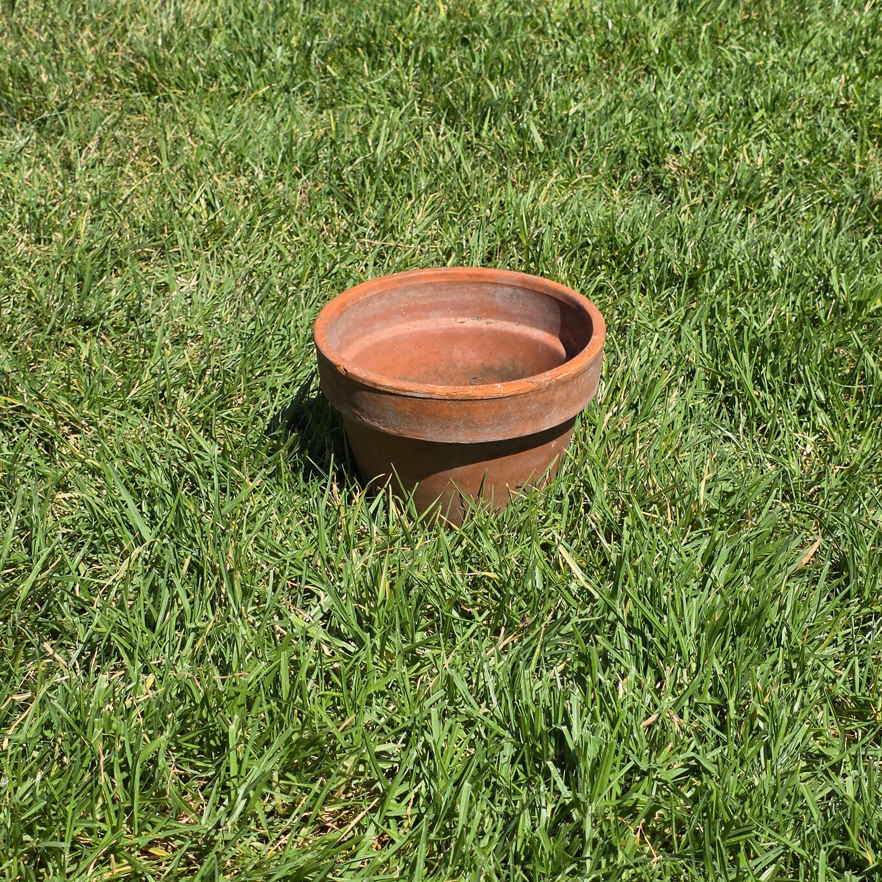 Vintage Vaserie Trevigiane Italian Terracotta Planter Pot Clay Garden Rustic 8"