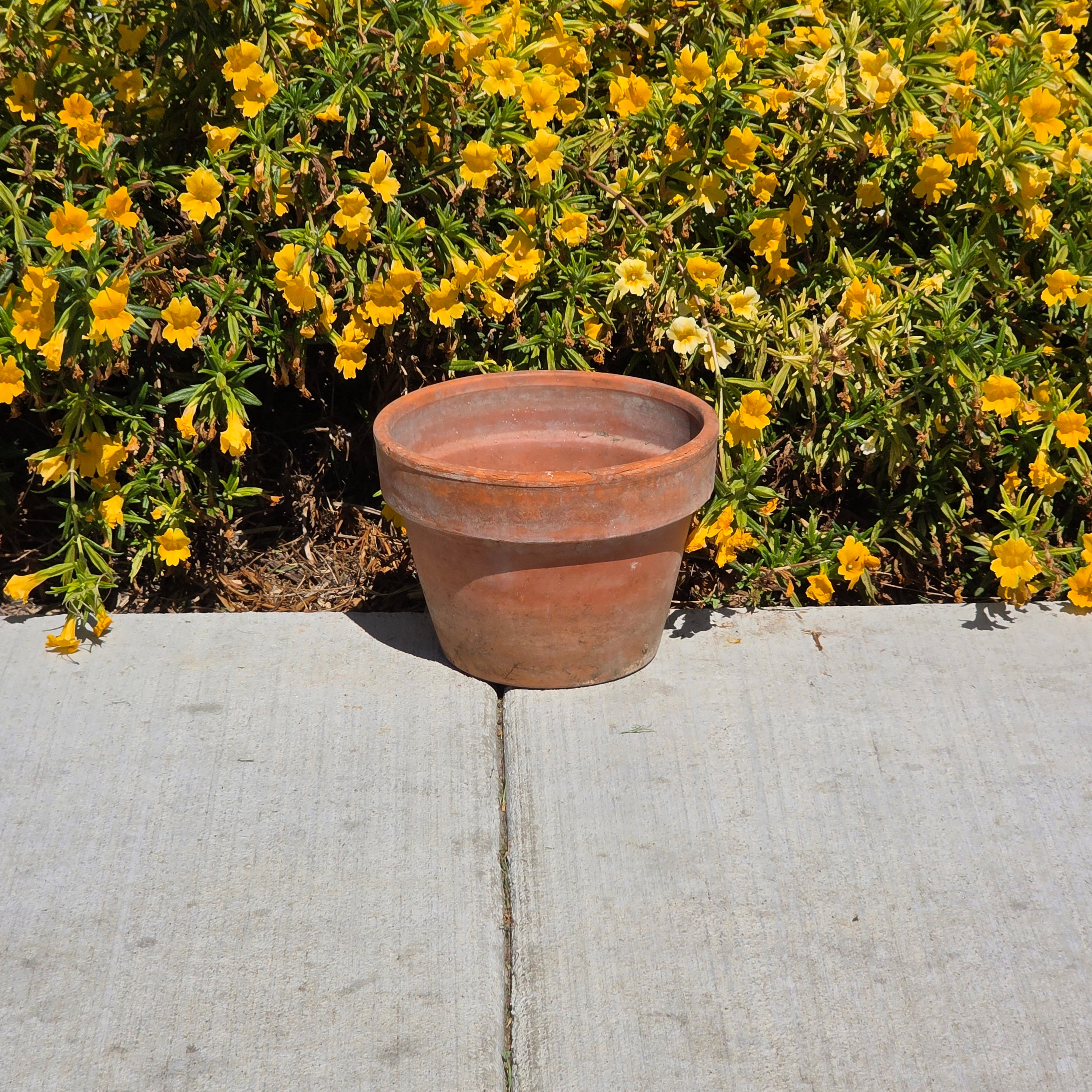 Vintage Vaserie Trevigiane Italian Terracotta Planter Pot Clay Garden Rustic 8"