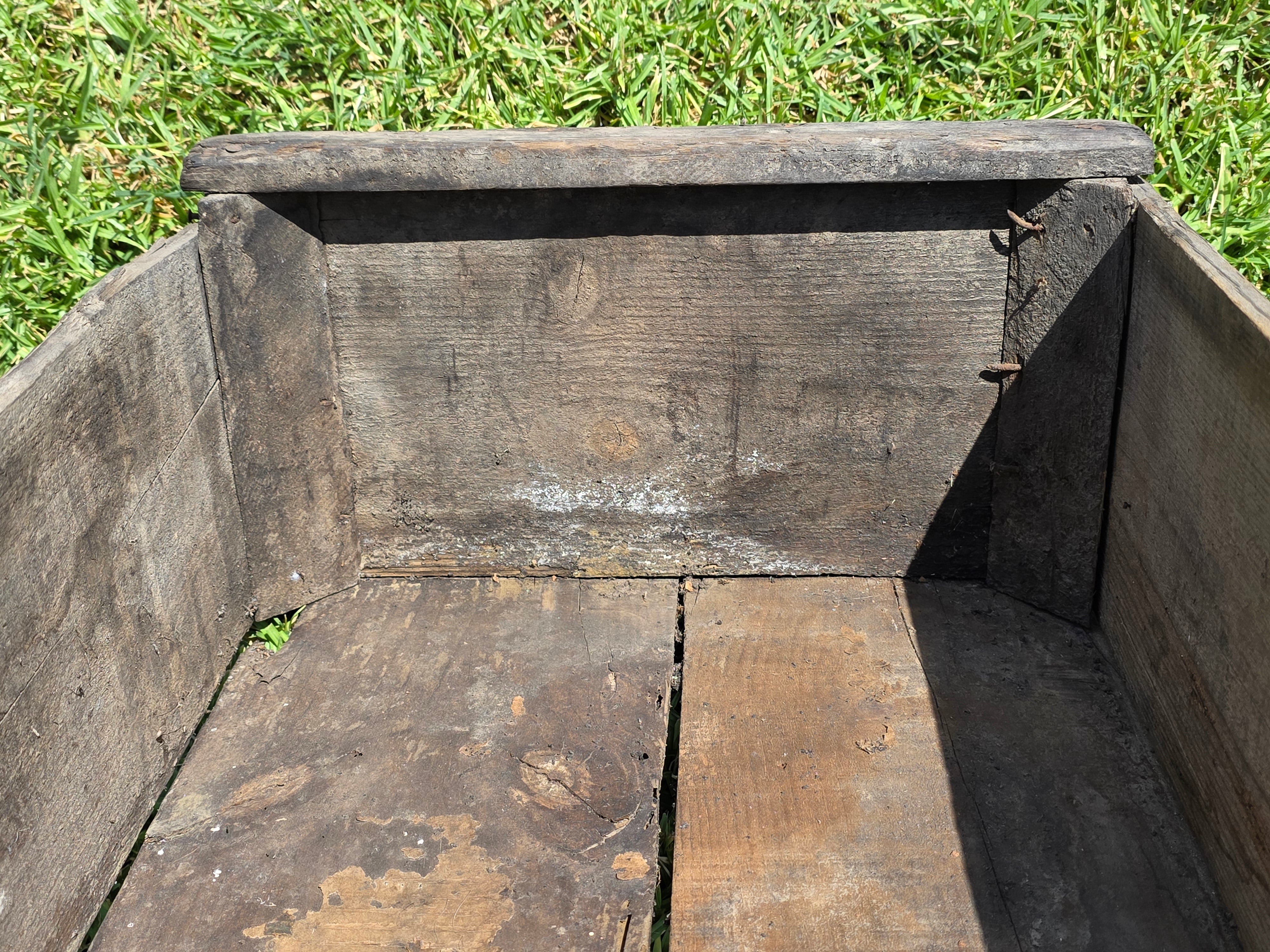 Vintage Wood Crate G W Hume Co California Fruit Tomato Lug Box Rustic Garden