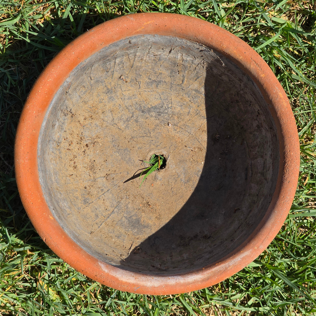 Vintage Terracotta Tripod Planter 12" 3 Legged Clay Pot Succulent Bonsai Bowl