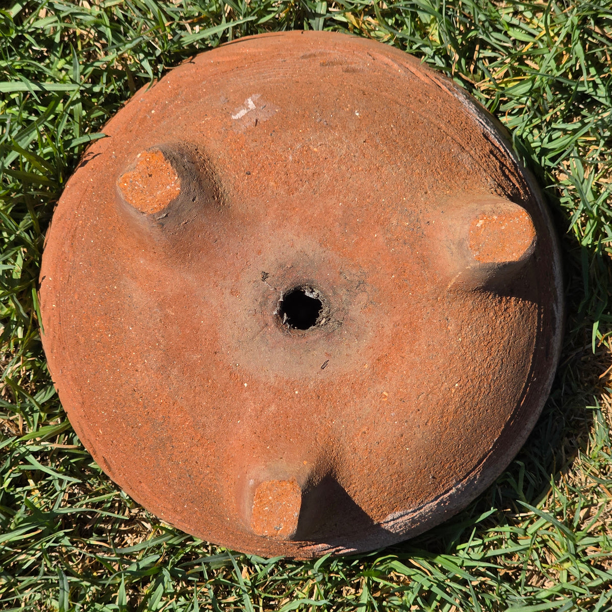 Vintage Terracotta Tripod Planter 12" 3 Legged Clay Pot Succulent Bonsai Bowl