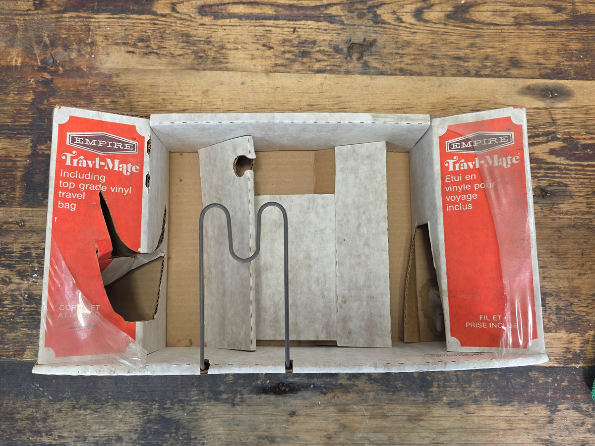Vintage Empire Travl Mate Coffee Maker 1660-28 Almond Dual Volt 12V 120V Kit Box