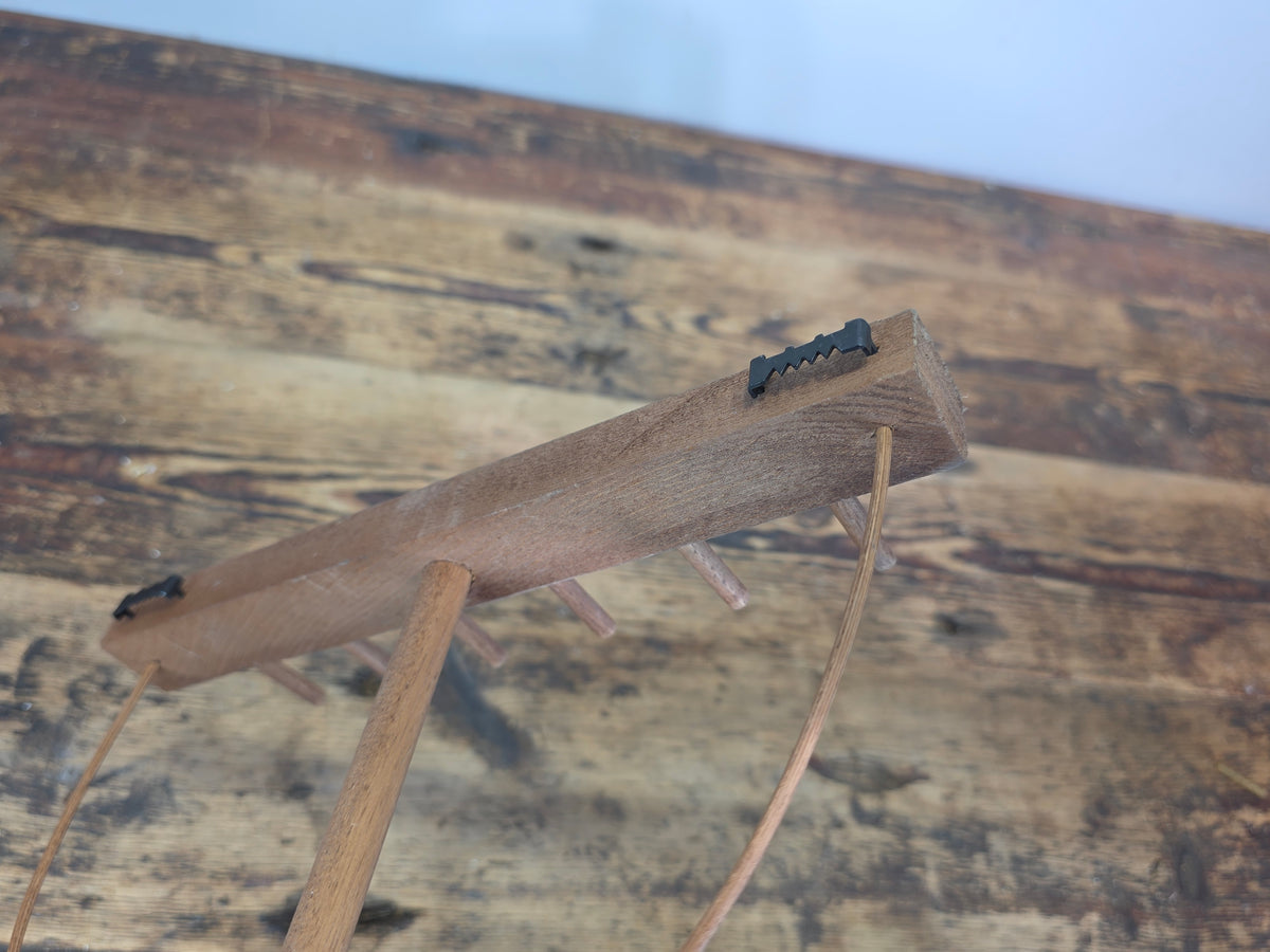 Vtg Mini Wooden Bow Hay Rake Antique Style Primitive Farmhouse Wall Decor 18"