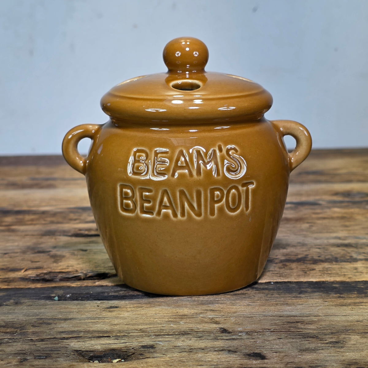 Vintage Jim Beam Beams Bean Pot Desk Pen Holder Regal China 1986 Convention