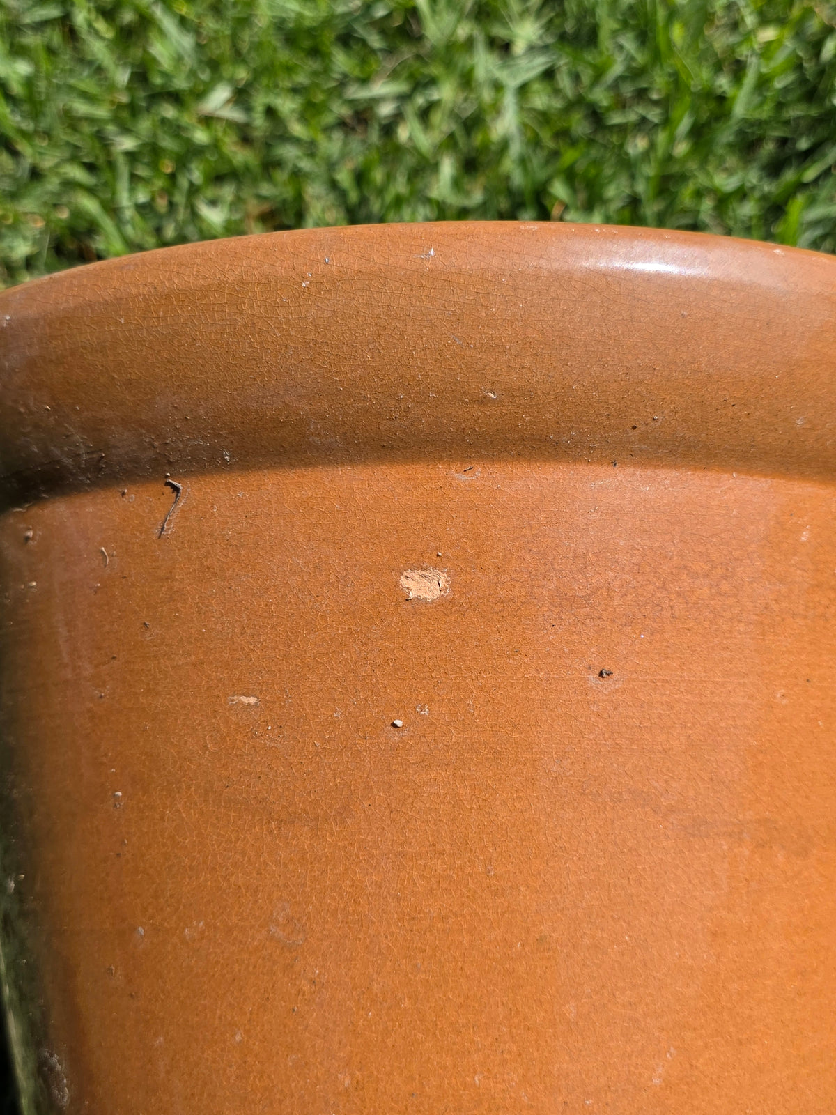 Vintage US Pottery Terracotta Planter Lot 2 Mid Century MCM Clay Flower Pot Set