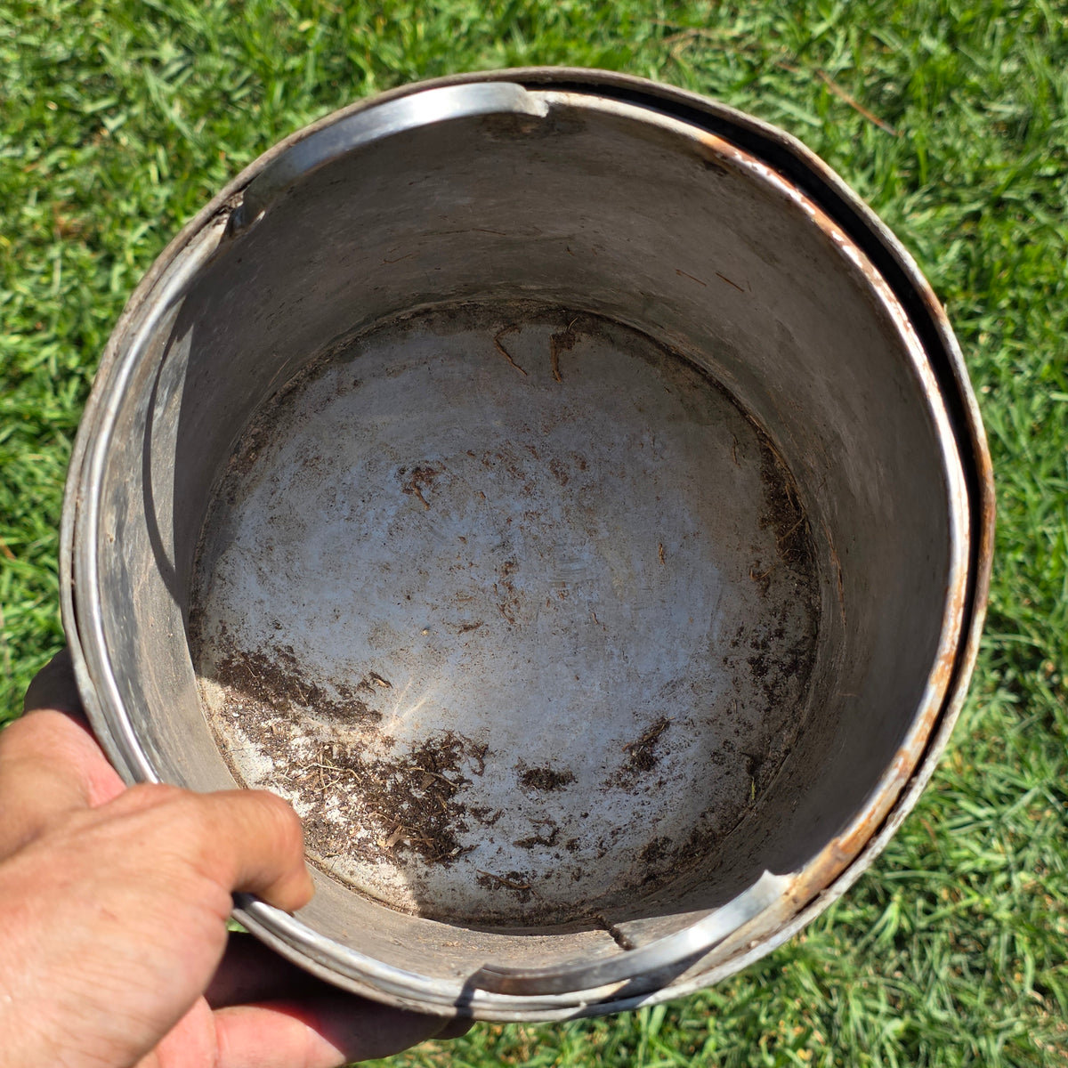 Antique Dutch Copper Repousse Planter Pot Embossed Children Dog Cat Cachepot