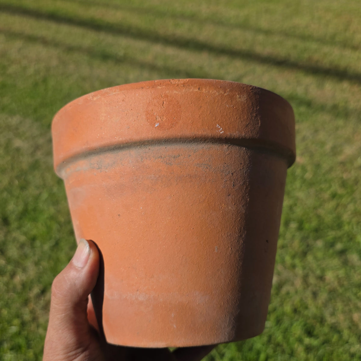 Vintage Euganea Vasi Italy Terracotta Planter Pot Set EV 16 Aged Clay Flowerpot
