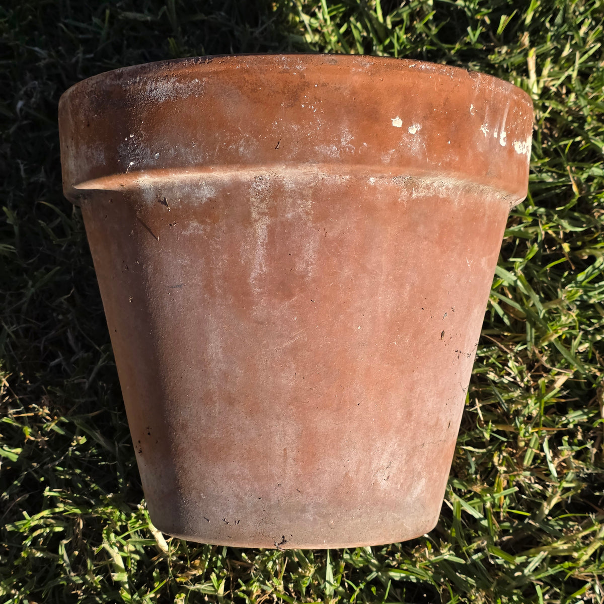 Vtg Italy Terra Cotta Planter Pot 11" Clay Earthenware Flower Decor 27 Tuscan
